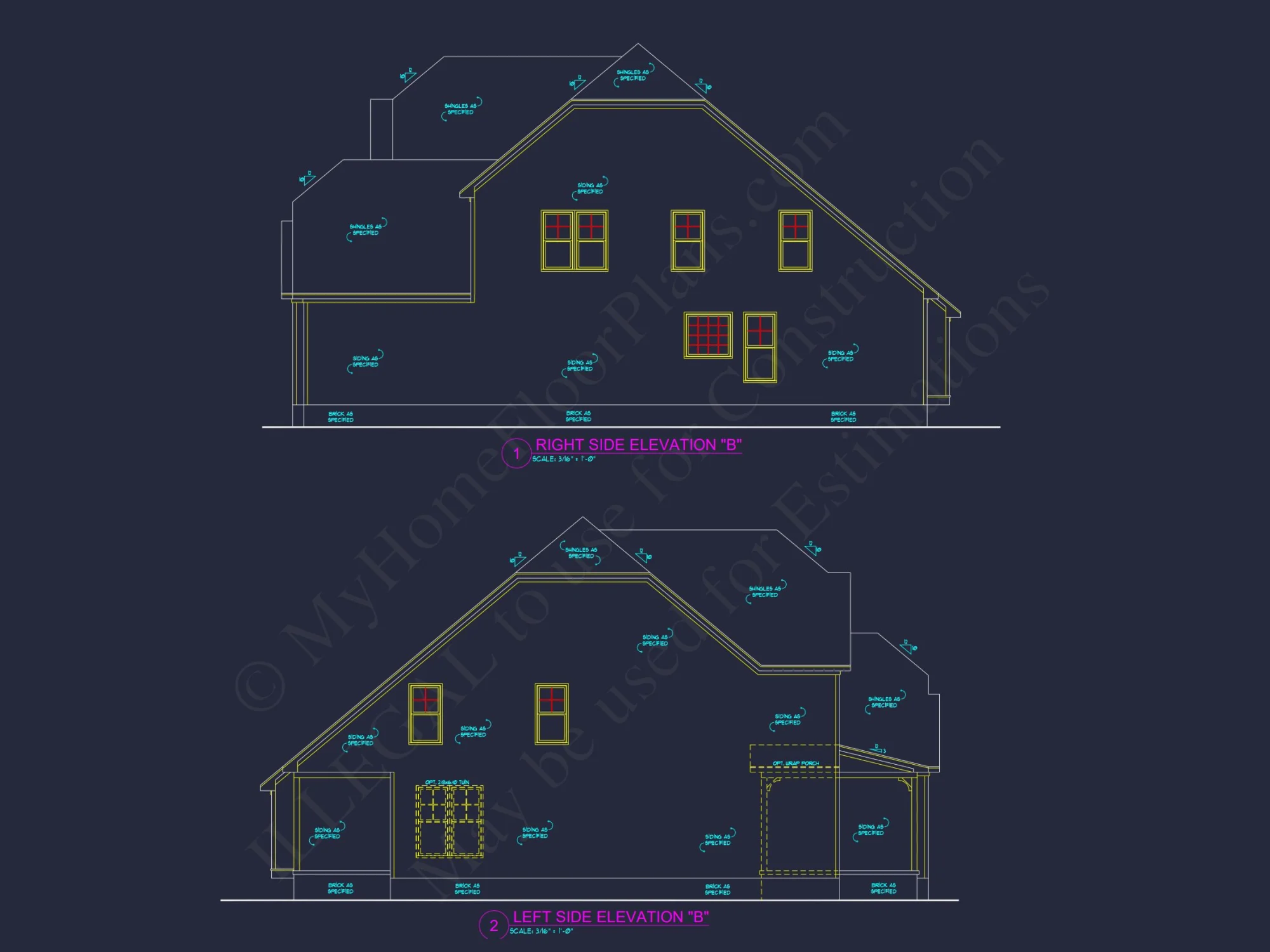 Modern Craftsman house Blueprint with Spacious Layout Design