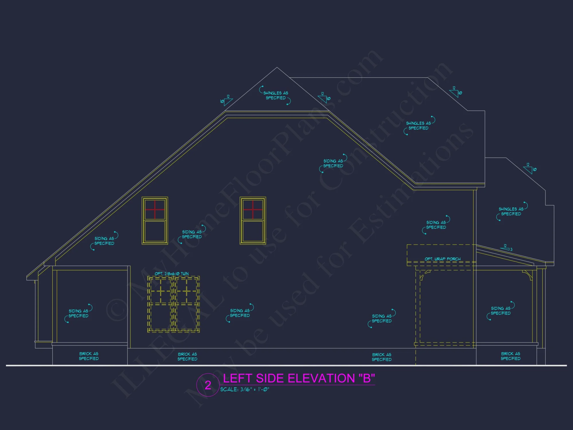 Modern Craftsman house Blueprint with Spacious Layout Design