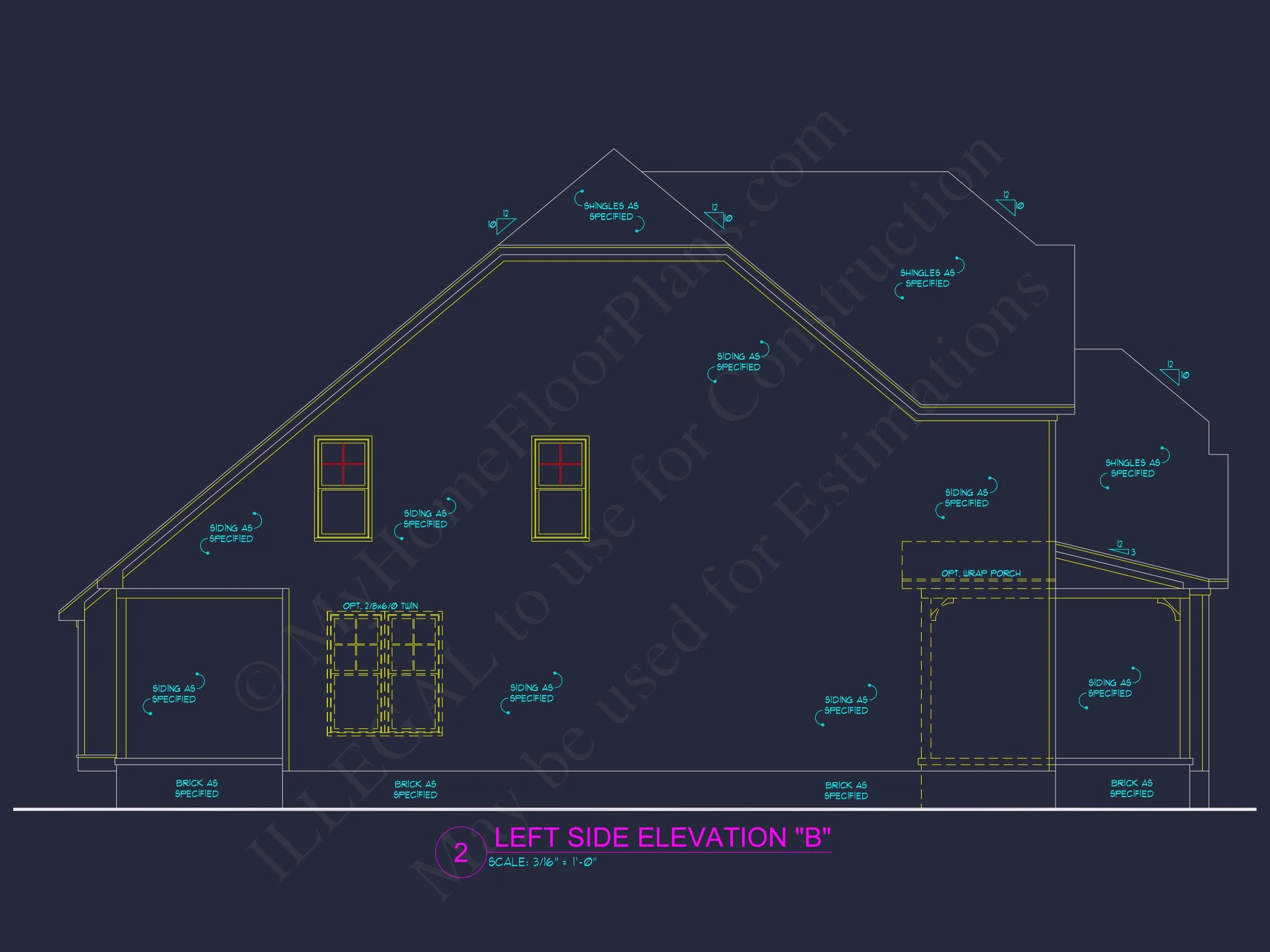 10-1561 HOUSE PLAN - Modern Craftsman House Blueprint with Spacious Layout Design 7 Modern Craftsman house Blueprint with Spacious Layout Design
