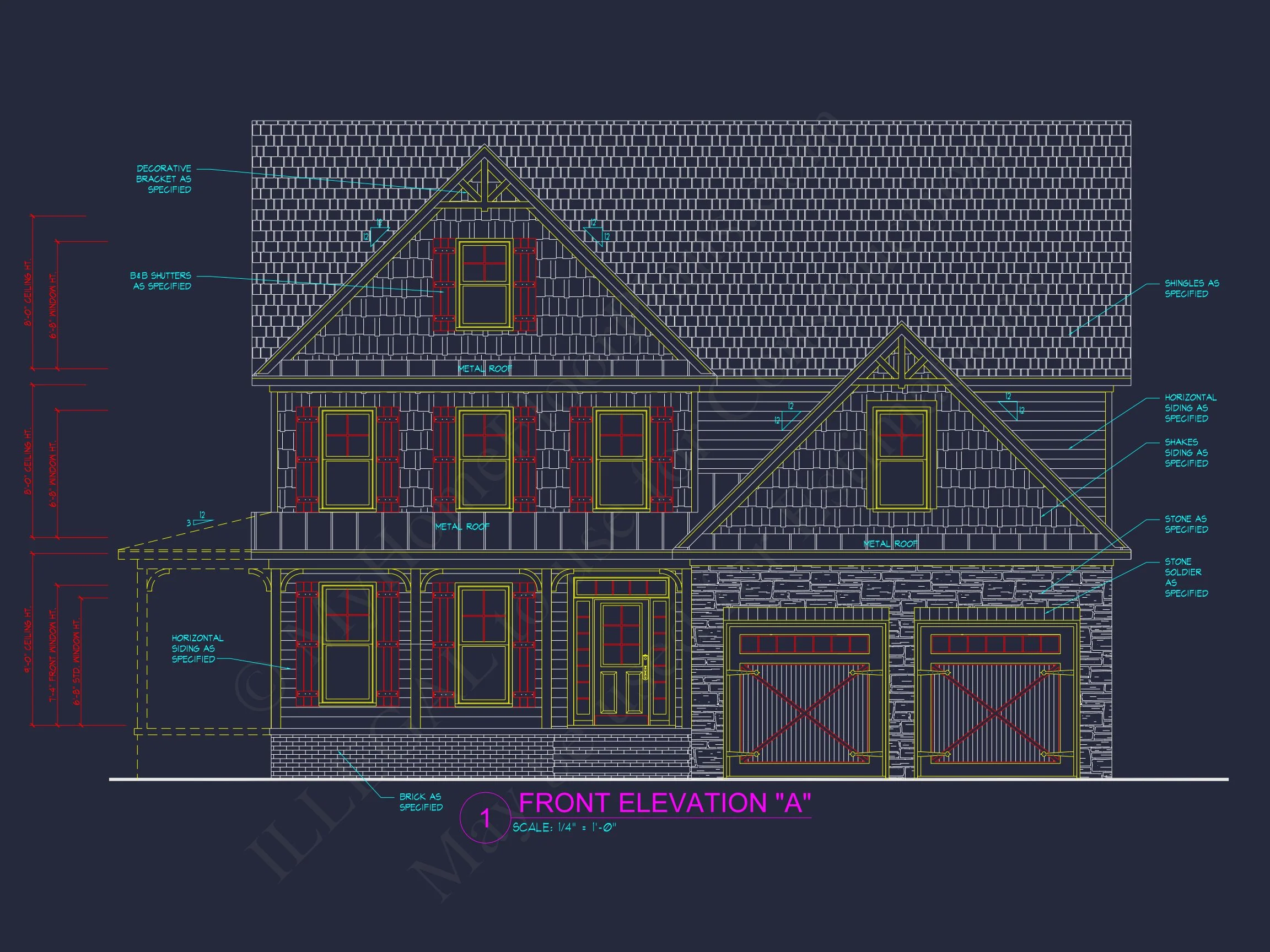 10-1561 HOUSE PLAN - Modern Craftsman House Blueprint with Spacious Layout Design 2 Modern Craftsman house Blueprint with Spacious Layout Design