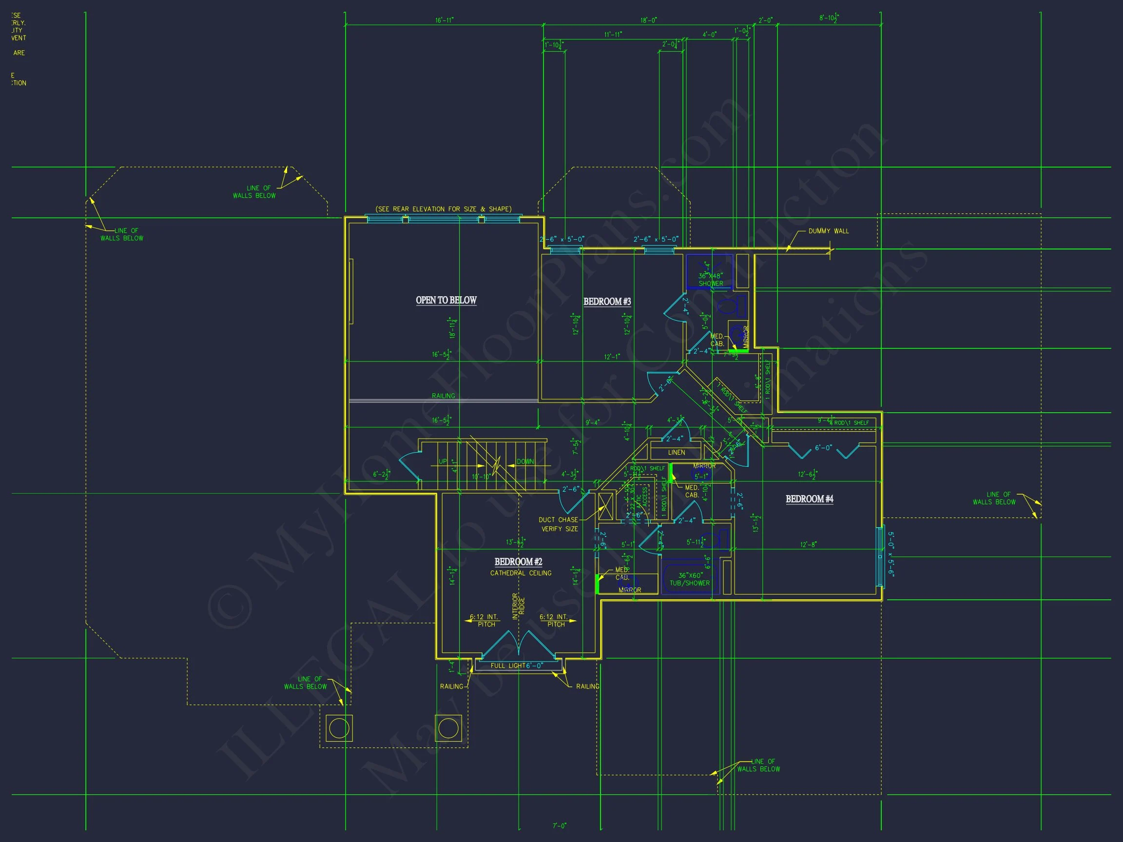 10-1525 HOUSE PLAN - Elegant House Plan with 2-Story Design and Detailed CAD Blueprint 12 Elegant house Plan with 2-Story Design and Detailed CAD Blueprint