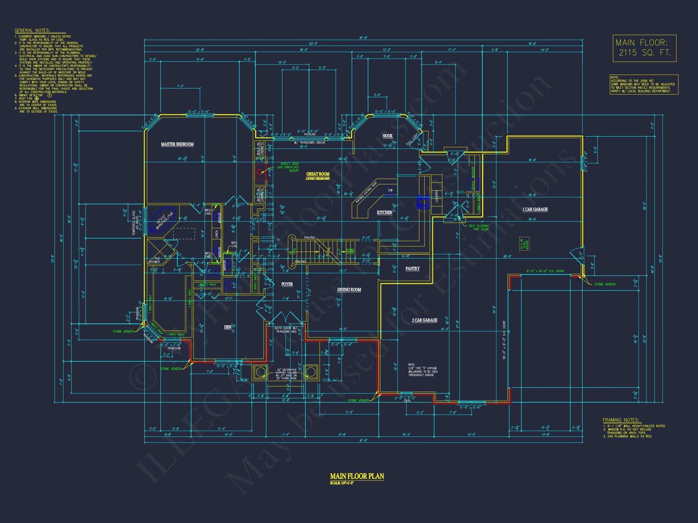 10-1525 HOUSE PLAN - Elegant House Plan with 2-Story Design and Detailed CAD Blueprint 11 Elegant house Plan with 2-Story Design and Detailed CAD Blueprint