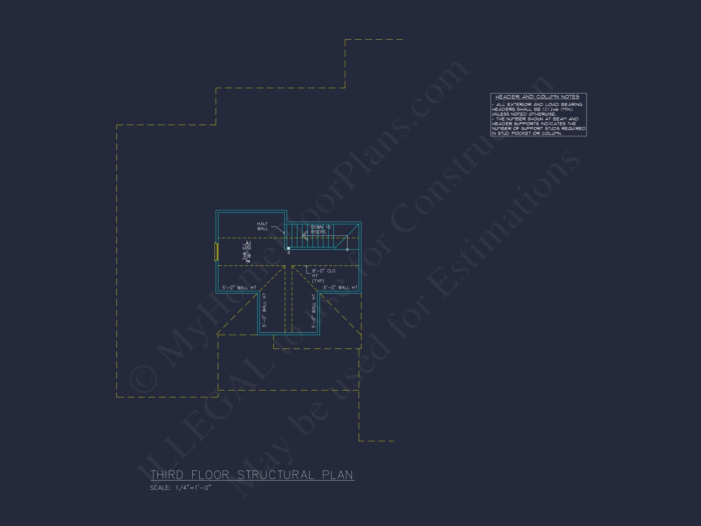 10-1509 HOUSE PLAN - Craftsman House Floor Plan with 5 Bedrooms and 2-Car Garage 14 Craftsman house Floor Plan with 5 Bedrooms and 2-Car Garage
