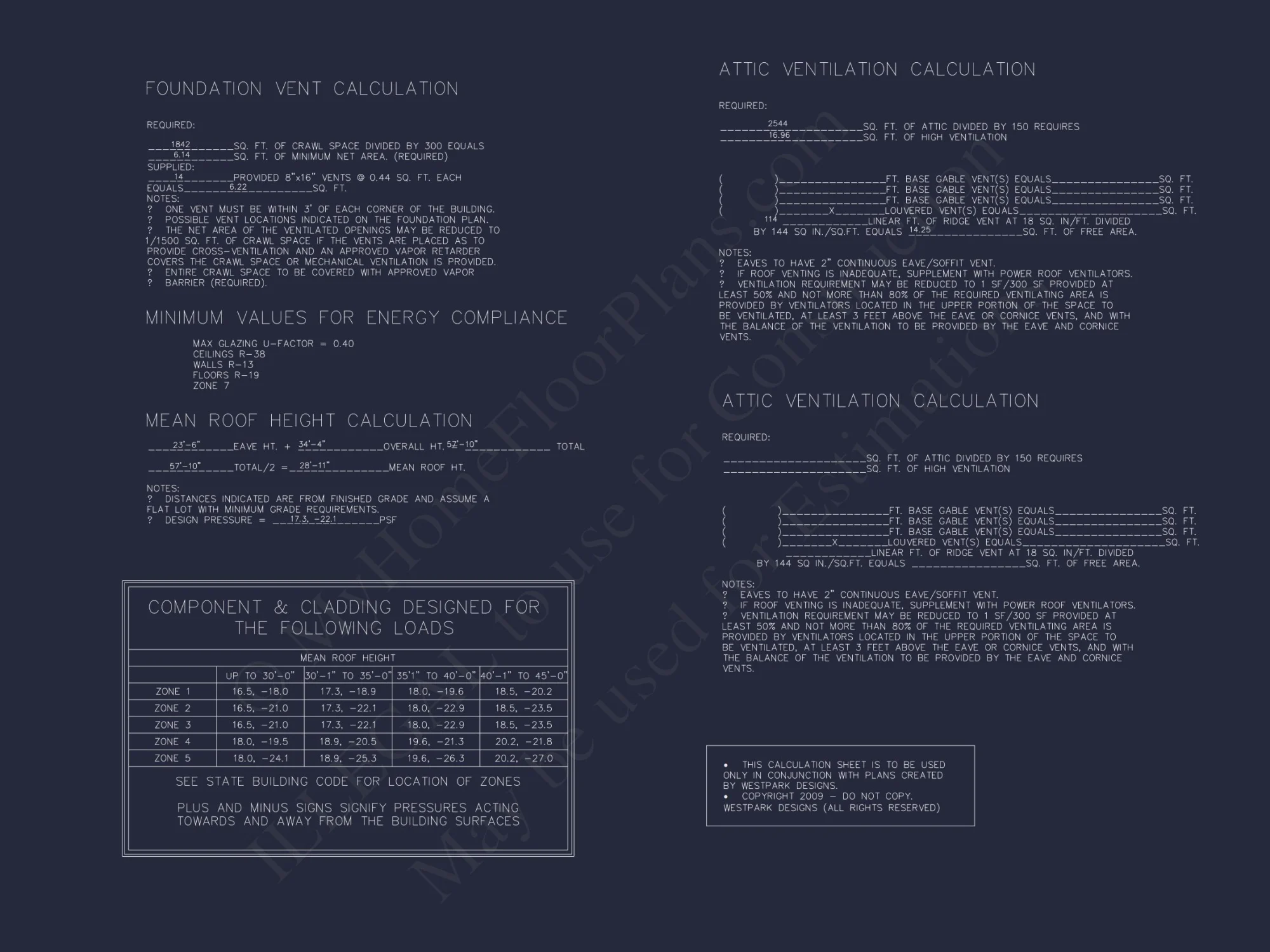 Craftsman house Floor Plan with 5 Bedrooms and 2-Car Garage