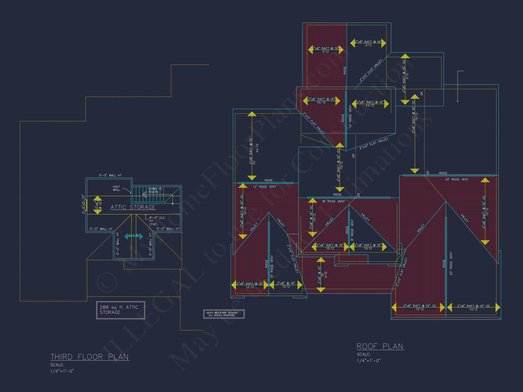 Craftsman house Floor Plan with 5 Bedrooms and 2-Car Garage
