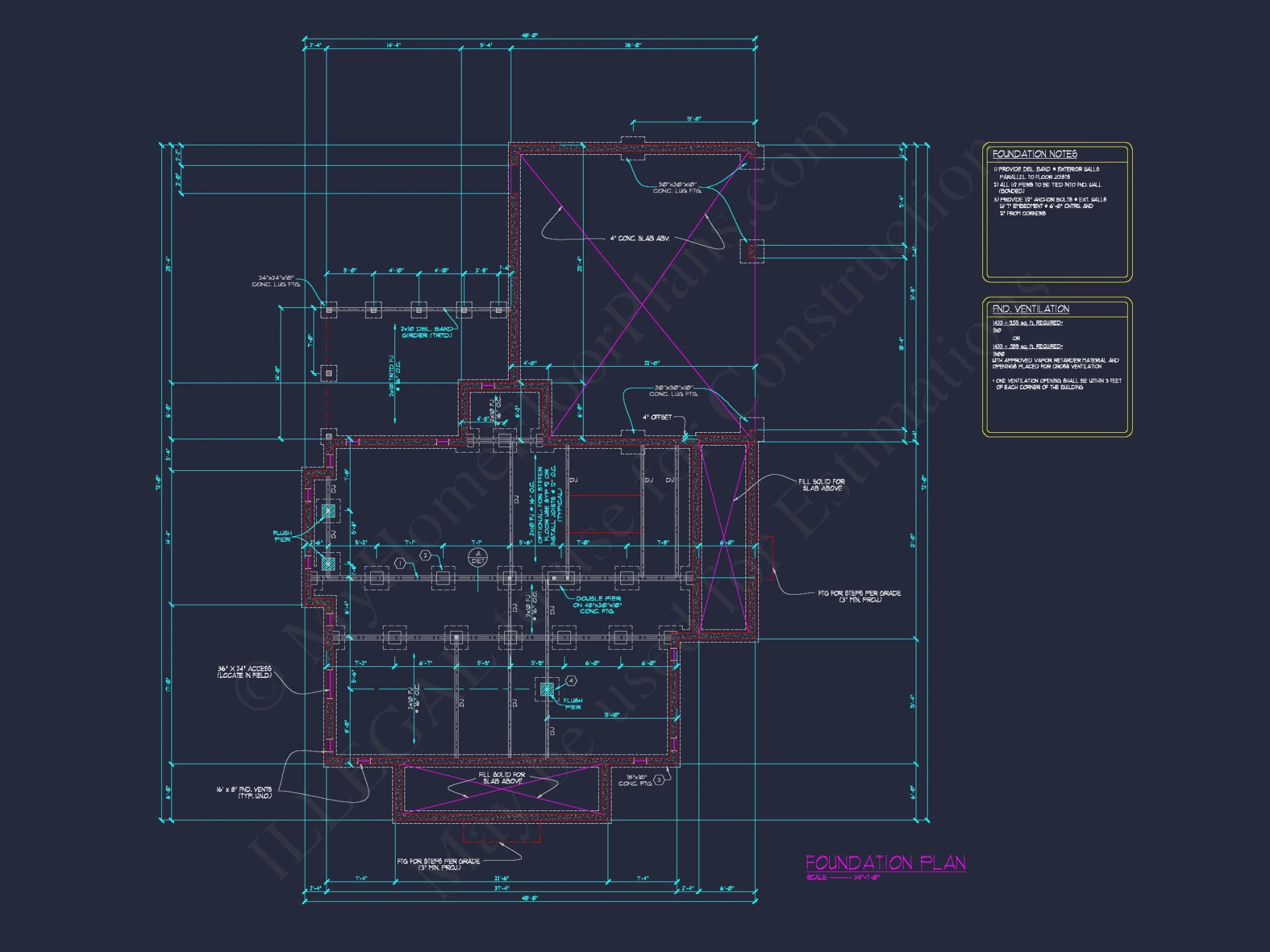 Elegant house Floor Plan with Spacious Blueprint Design