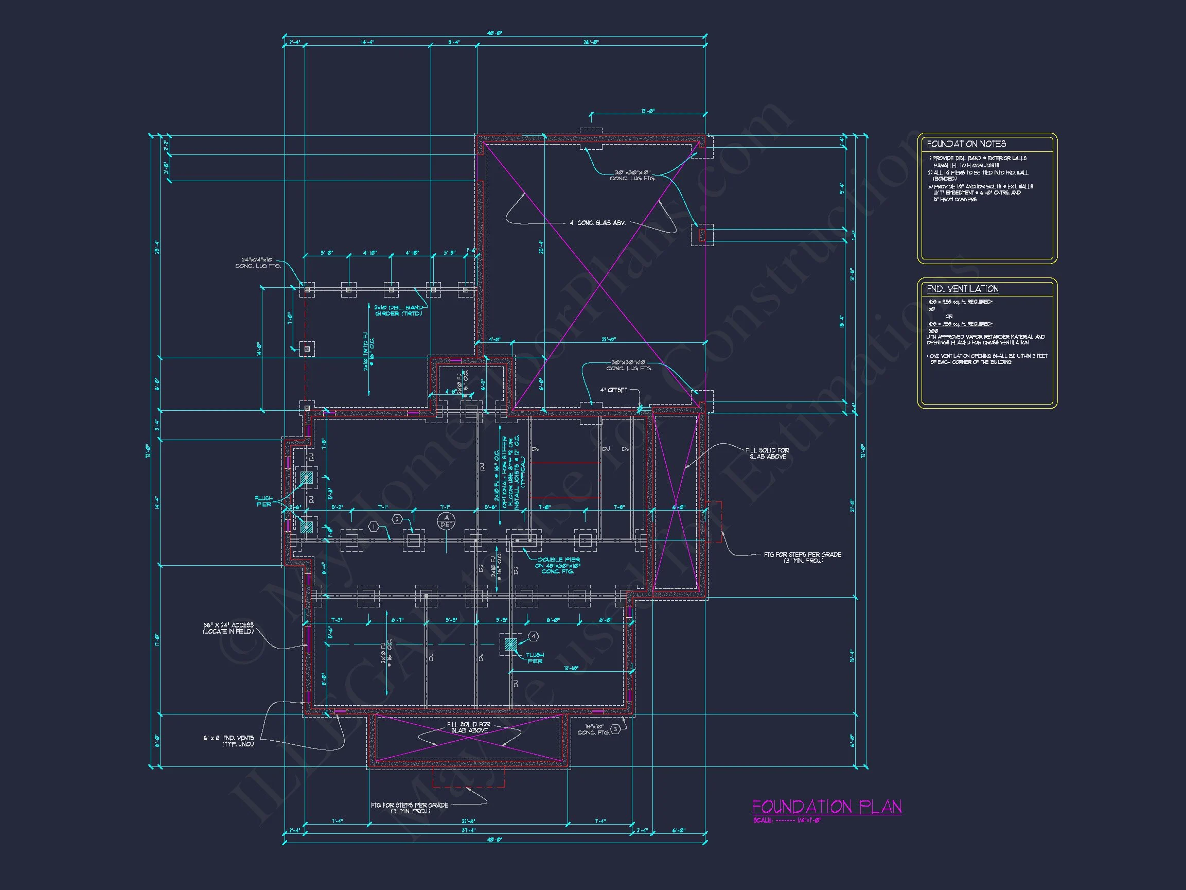 Elegant house Floor Plan with Spacious Blueprint Design