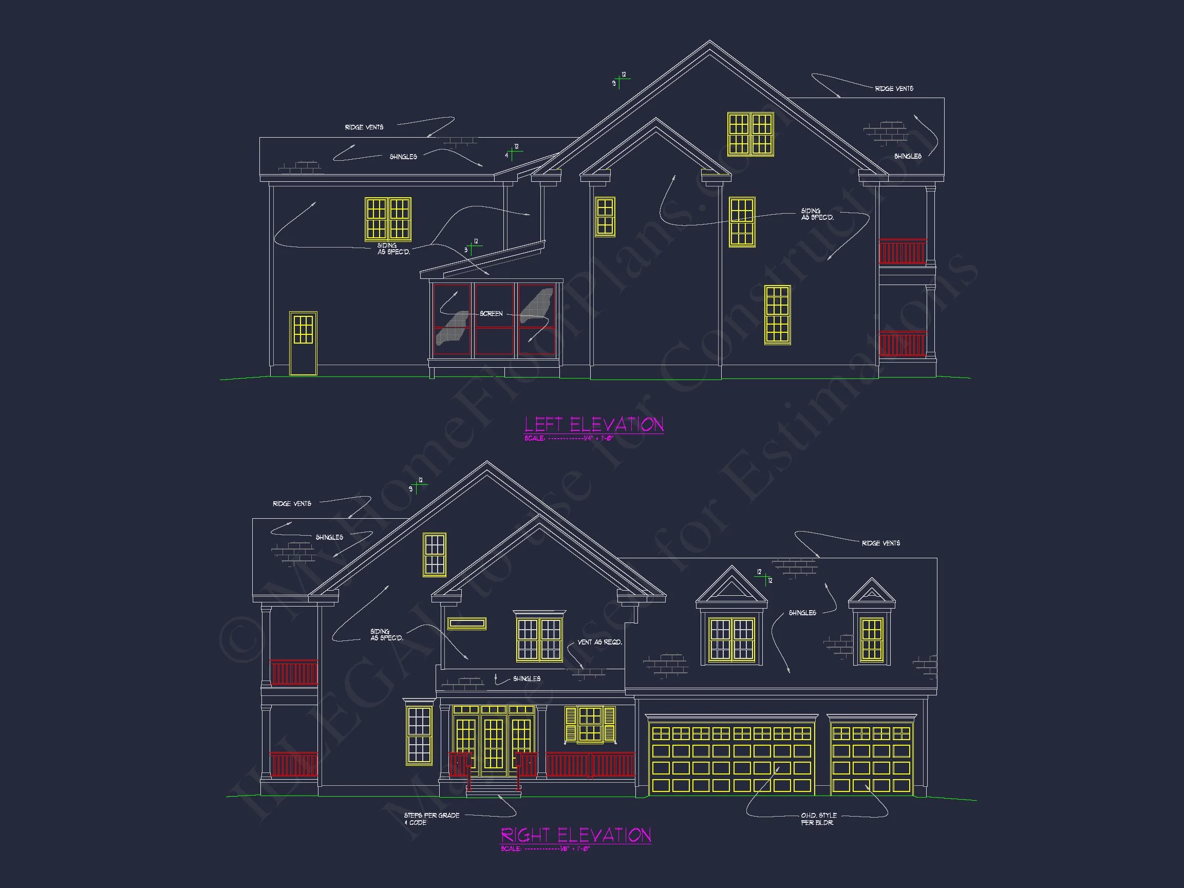 Elegant house Floor Plan with Spacious Blueprint Design