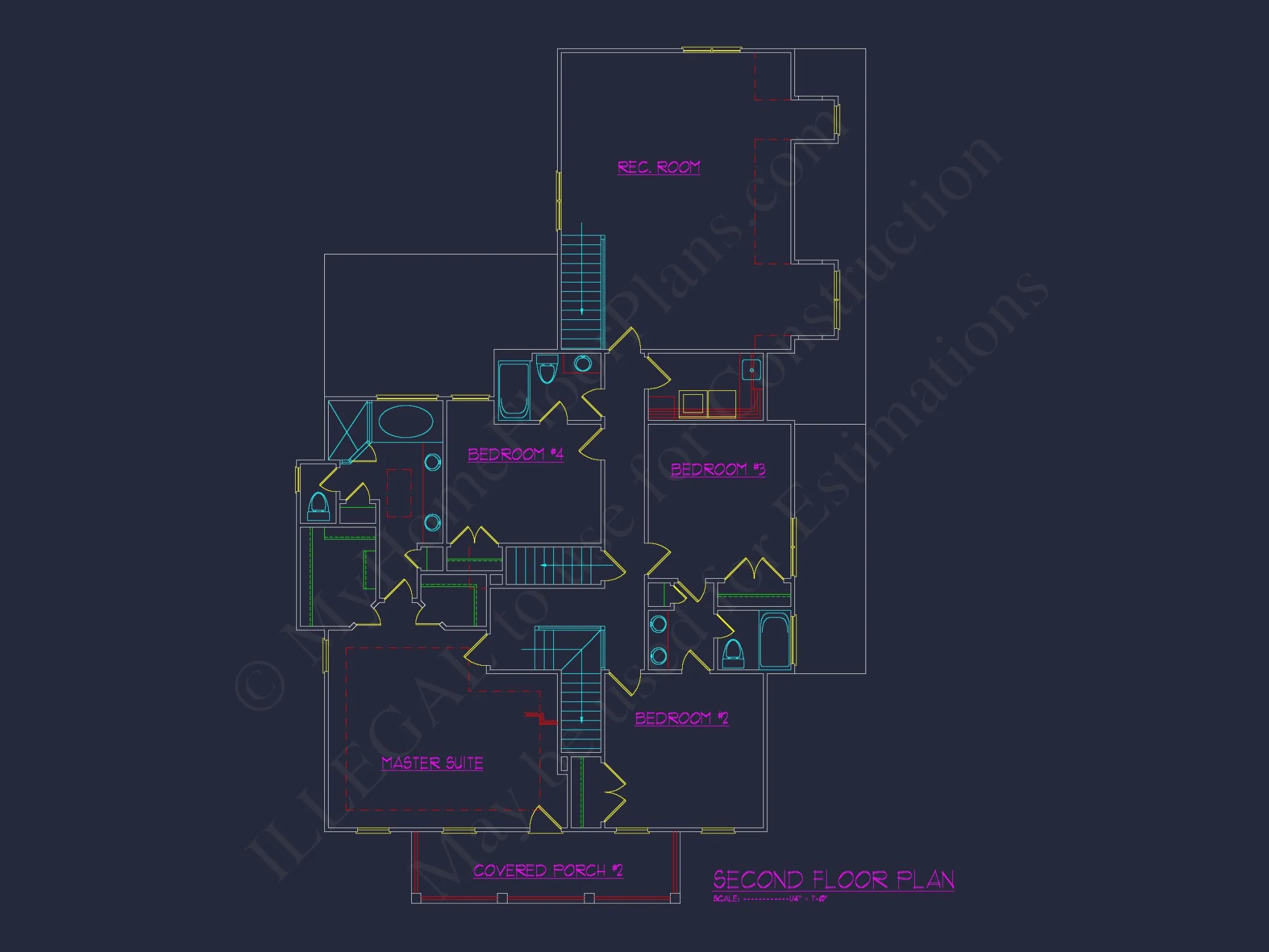 Elegant house Floor Plan with Spacious Blueprint Design