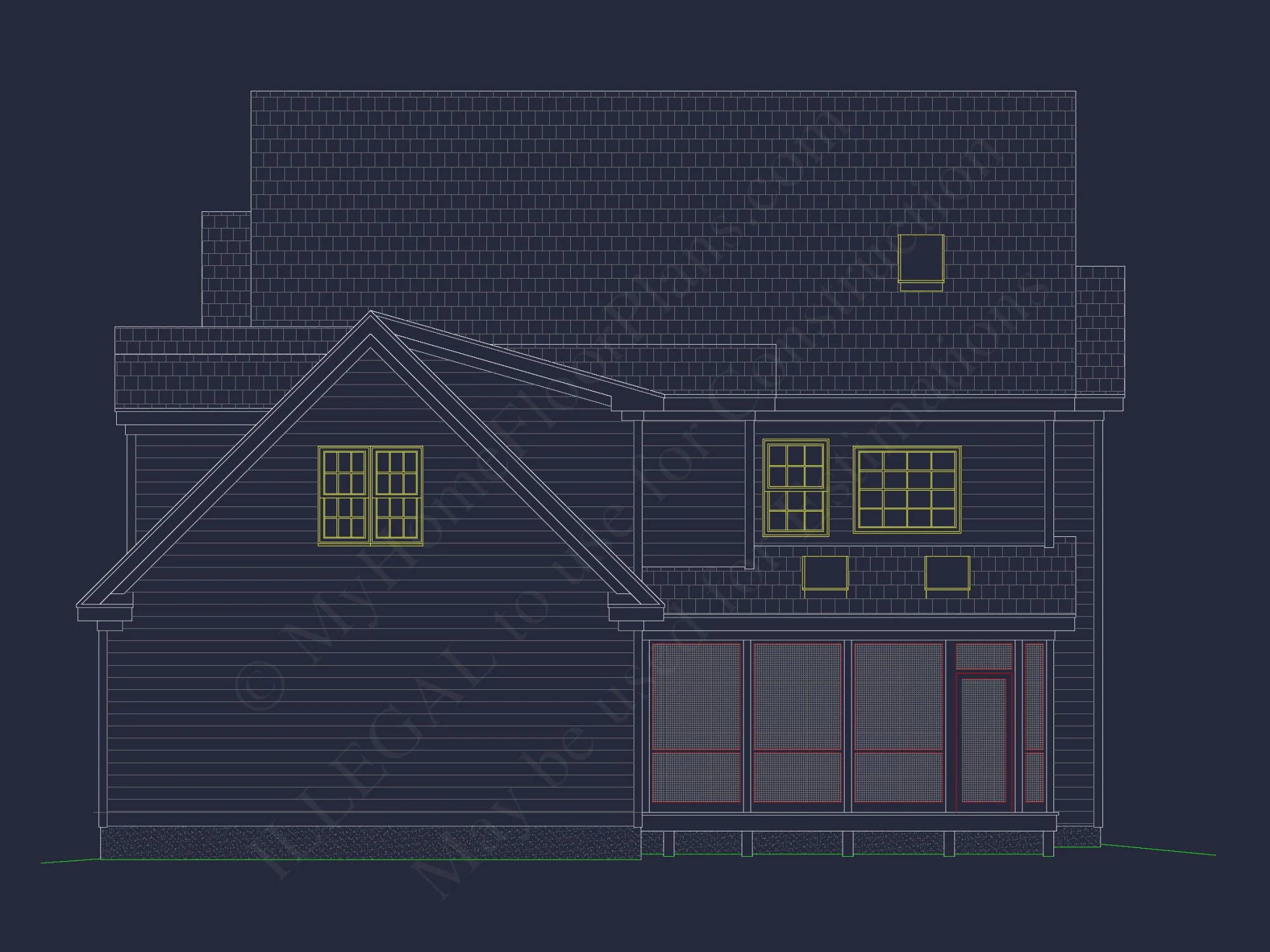 Elegant house Floor Plan with Spacious Blueprint Design