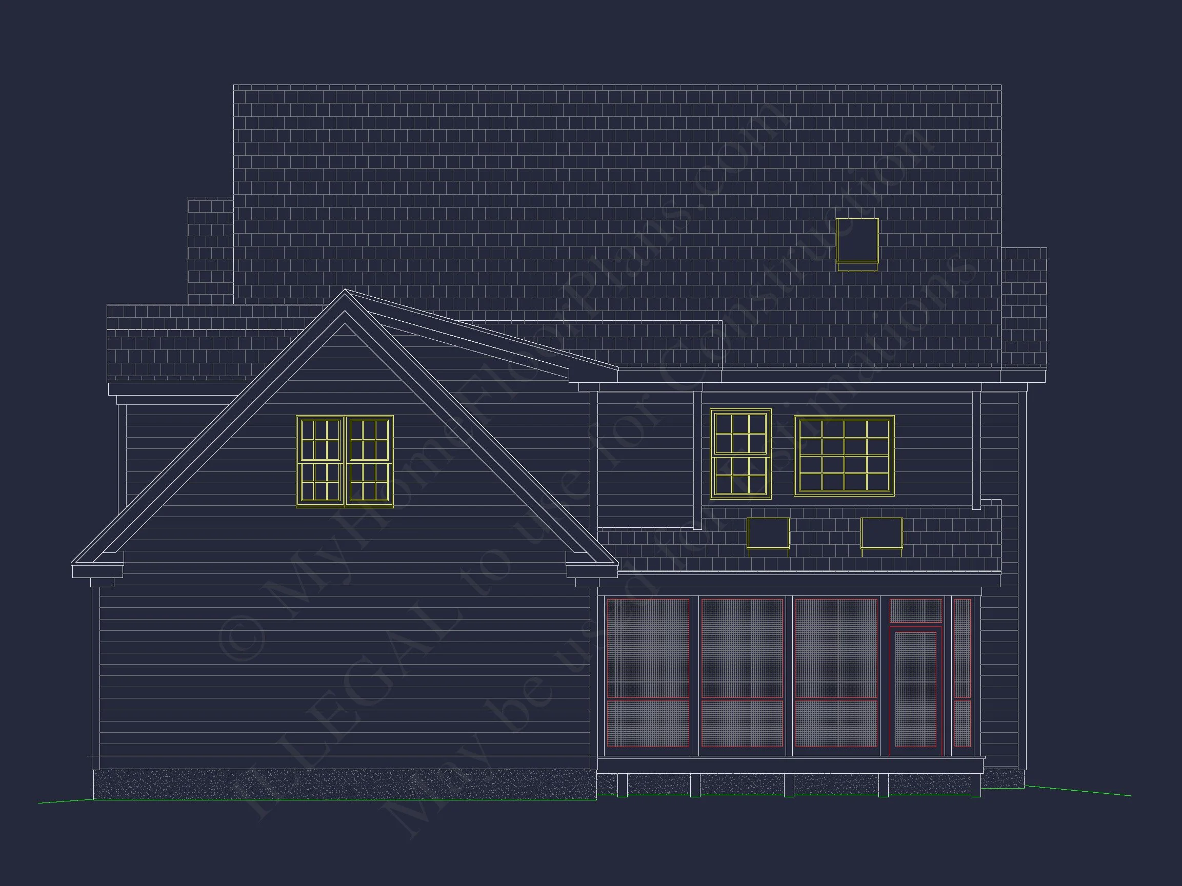 Elegant house Floor Plan with Spacious Blueprint Design