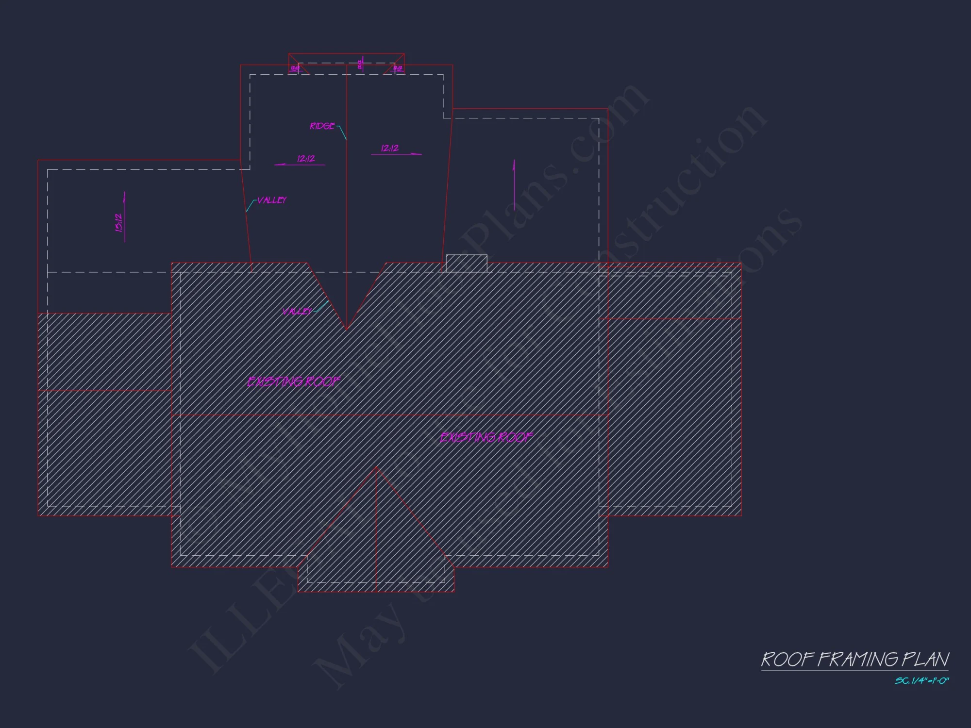 Traditional 2-Story house Plan with 5 Beds, 4 Baths & 3-Car Garage