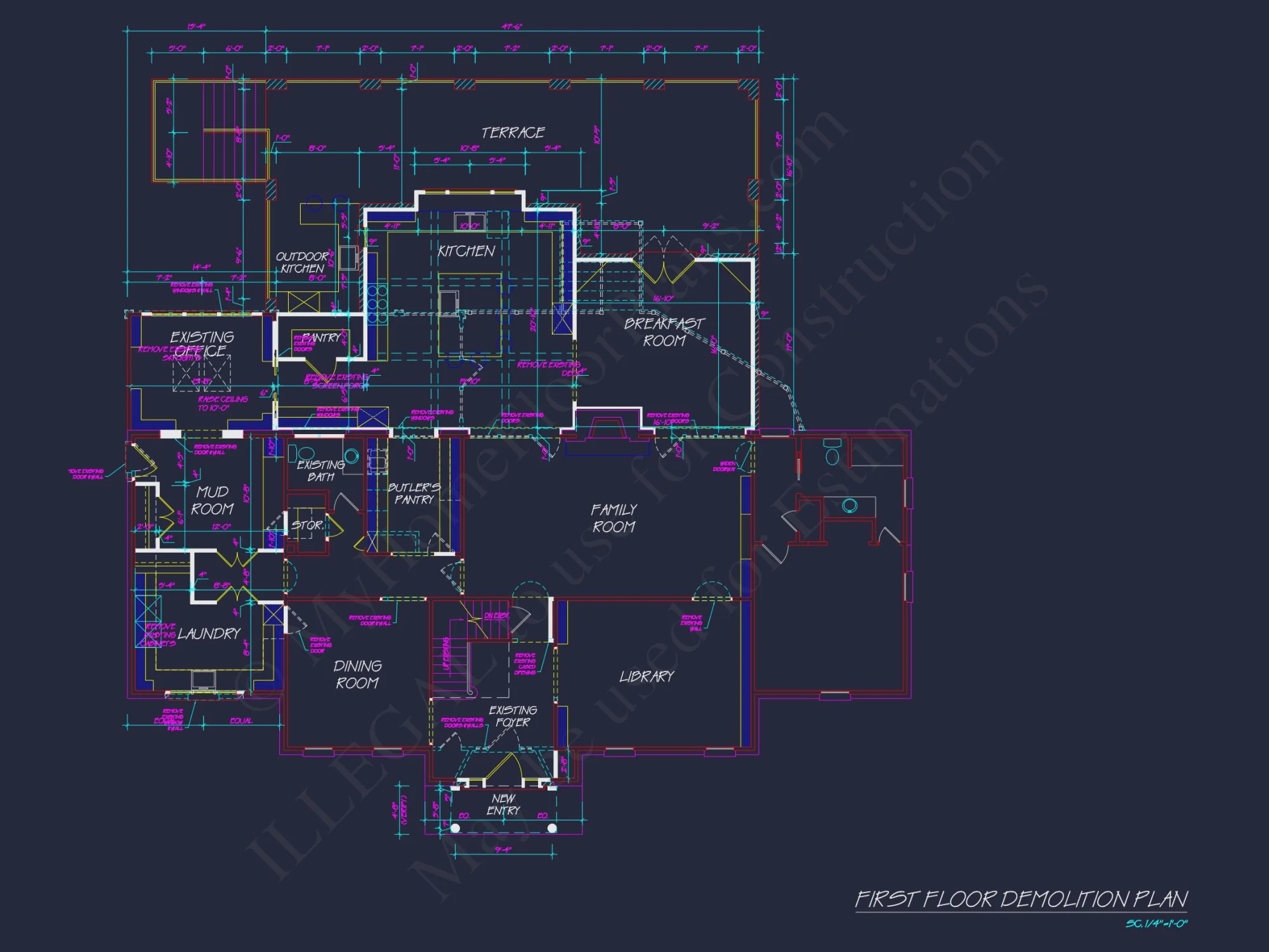 Traditional 2-Story house Plan with 5 Beds, 4 Baths & 3-Car Garage