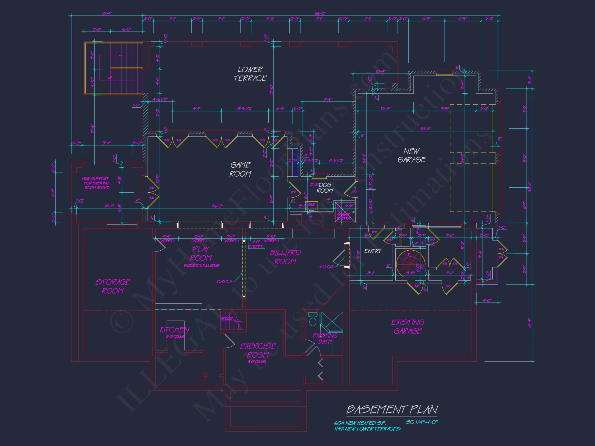 Traditional 2-Story house Plan with 5 Beds, 4 Baths & 3-Car Garage