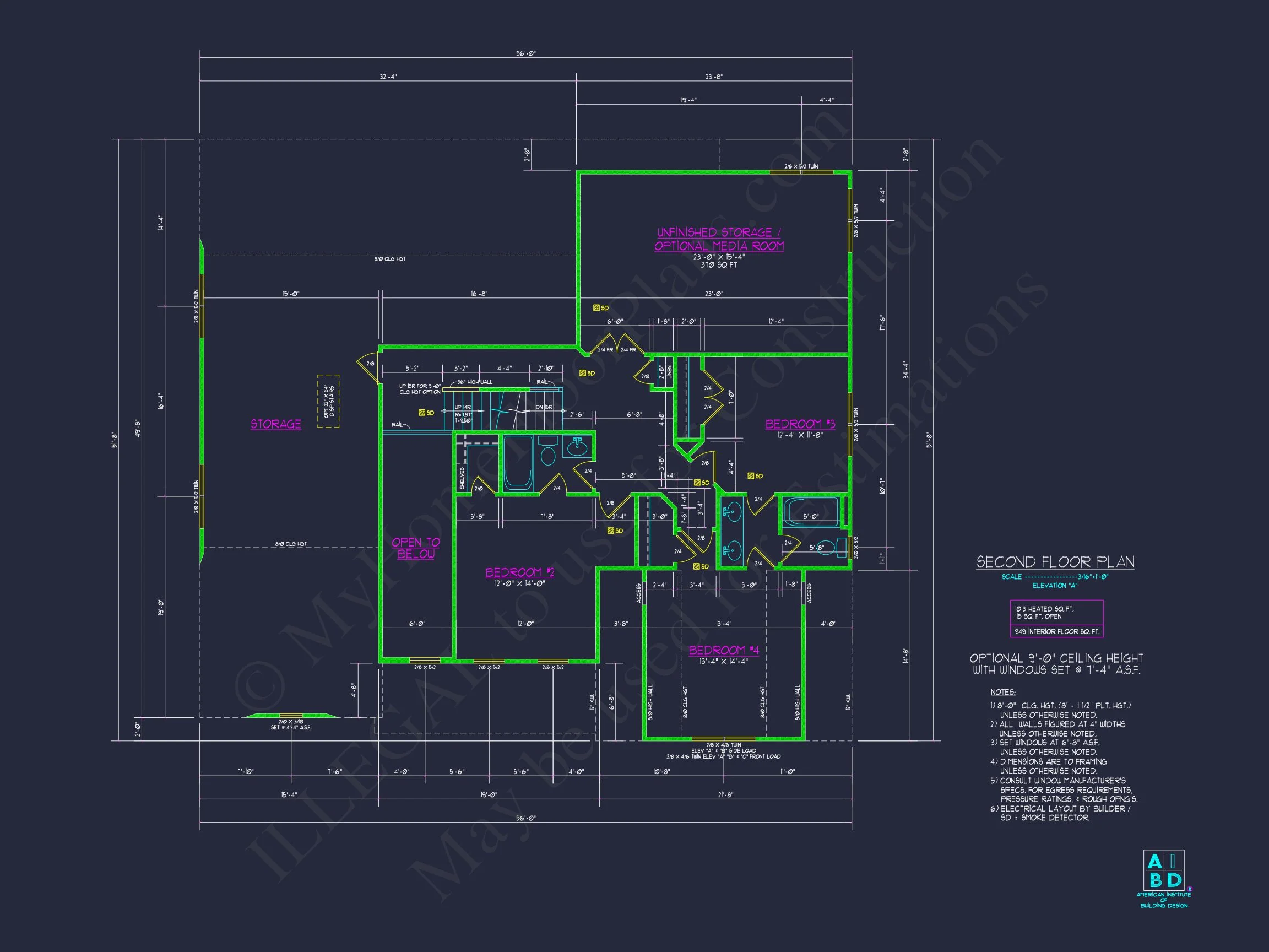 Modern Craftsman house Plan with Versatile Floor Designs