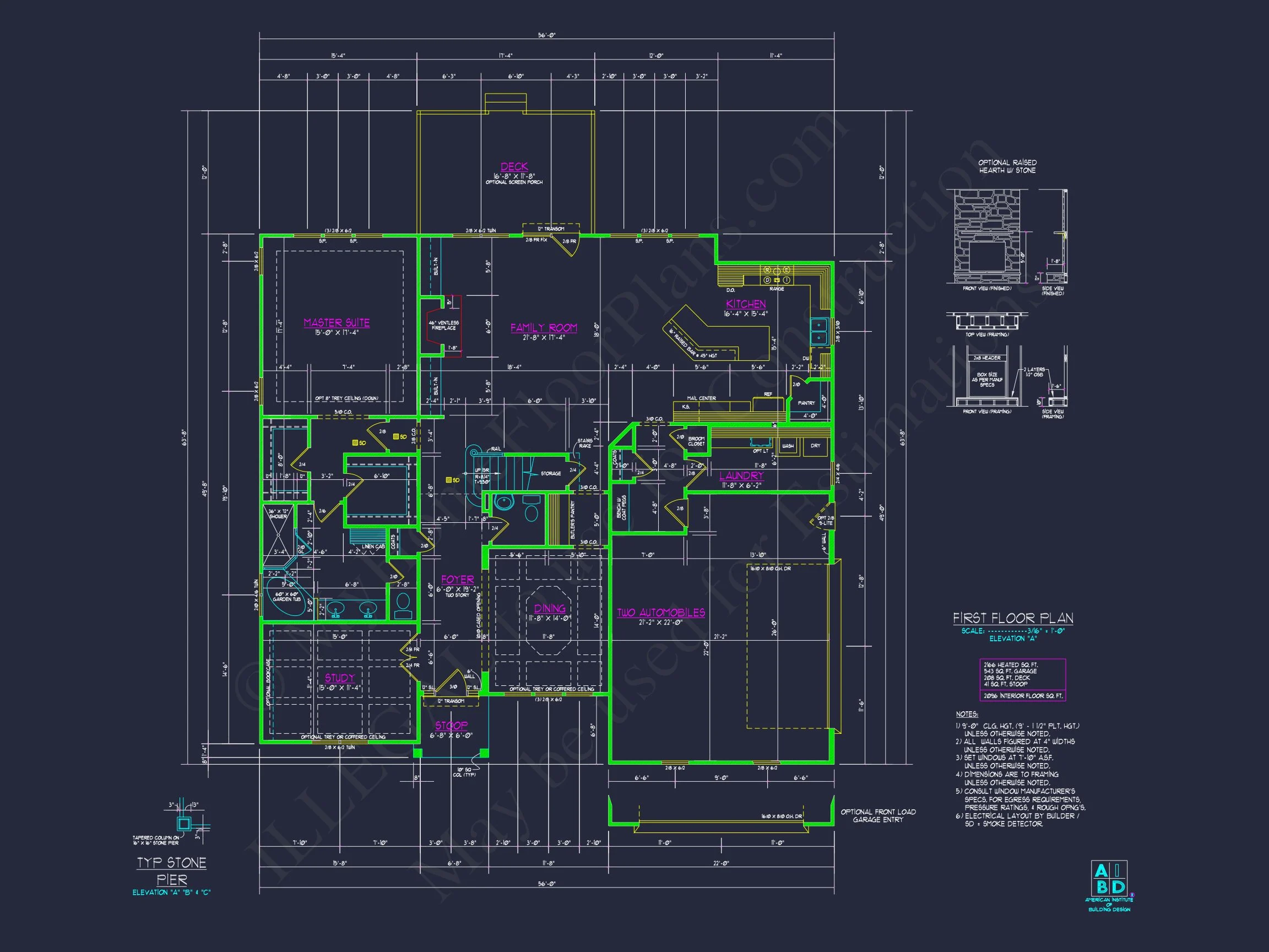 Modern Craftsman house Plan with Versatile Floor Designs