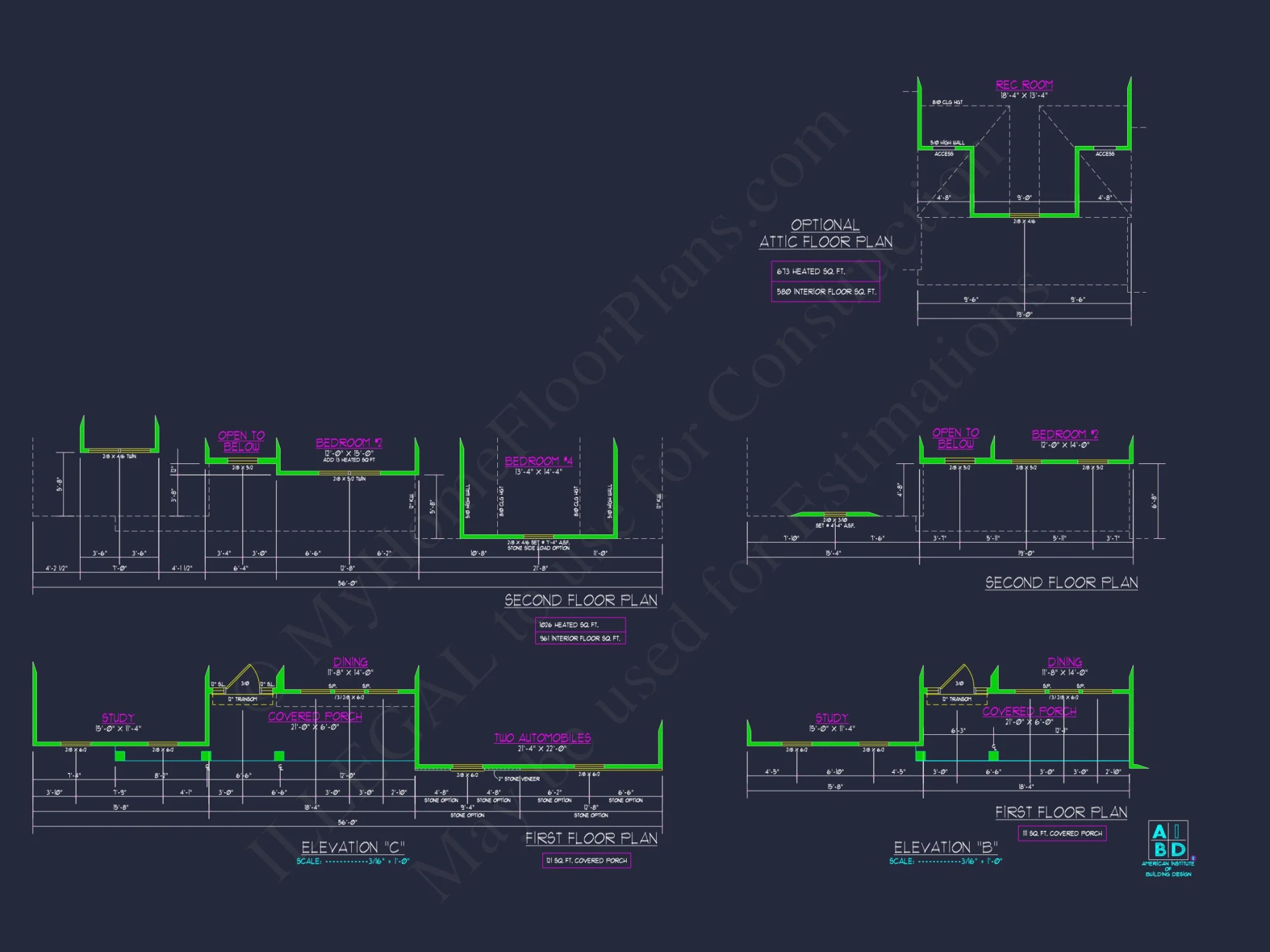 Modern Craftsman house Plan with Versatile Floor Designs