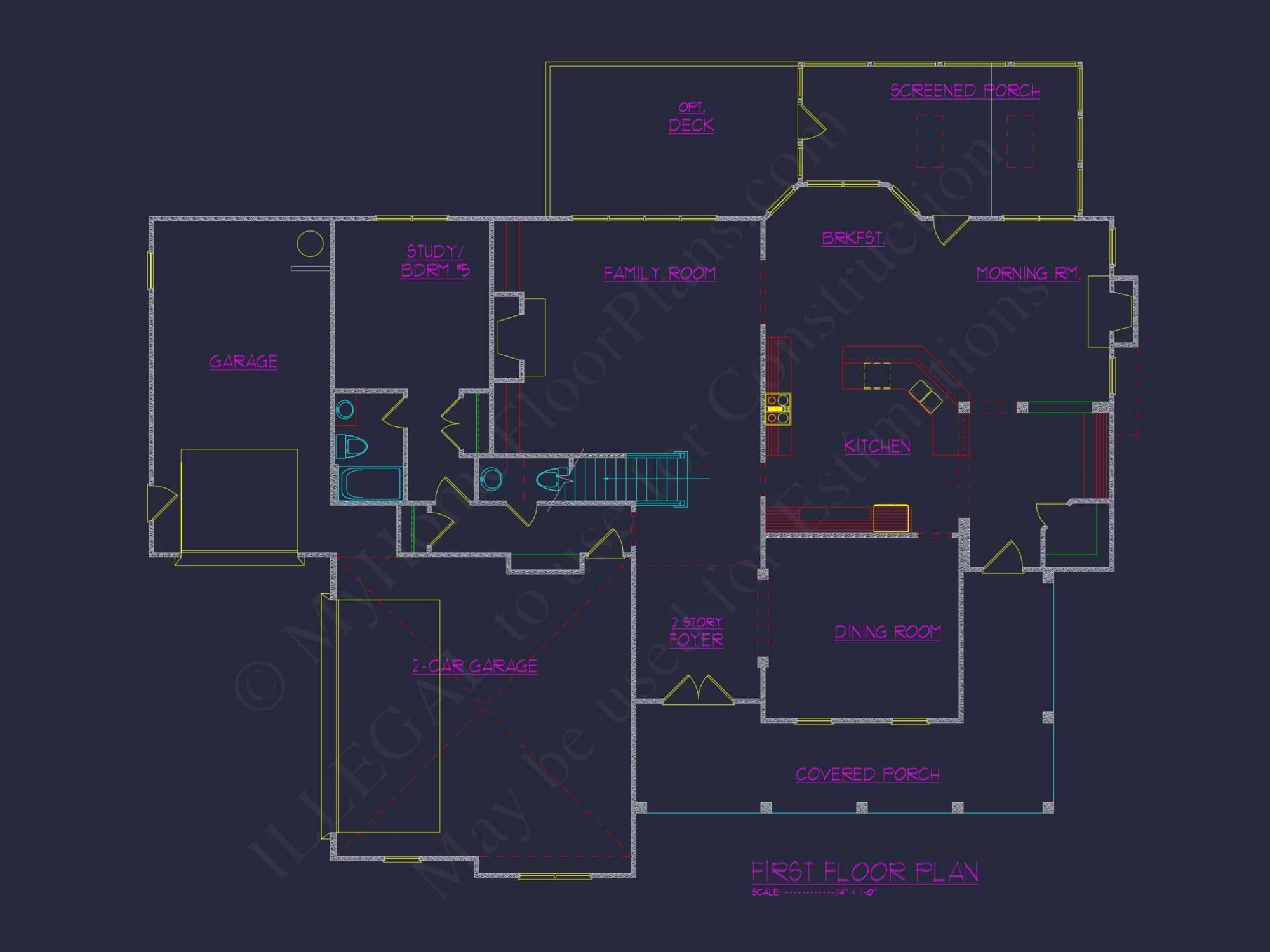 Luxury house Plan with CAD Designs, Large Floor Blueprint