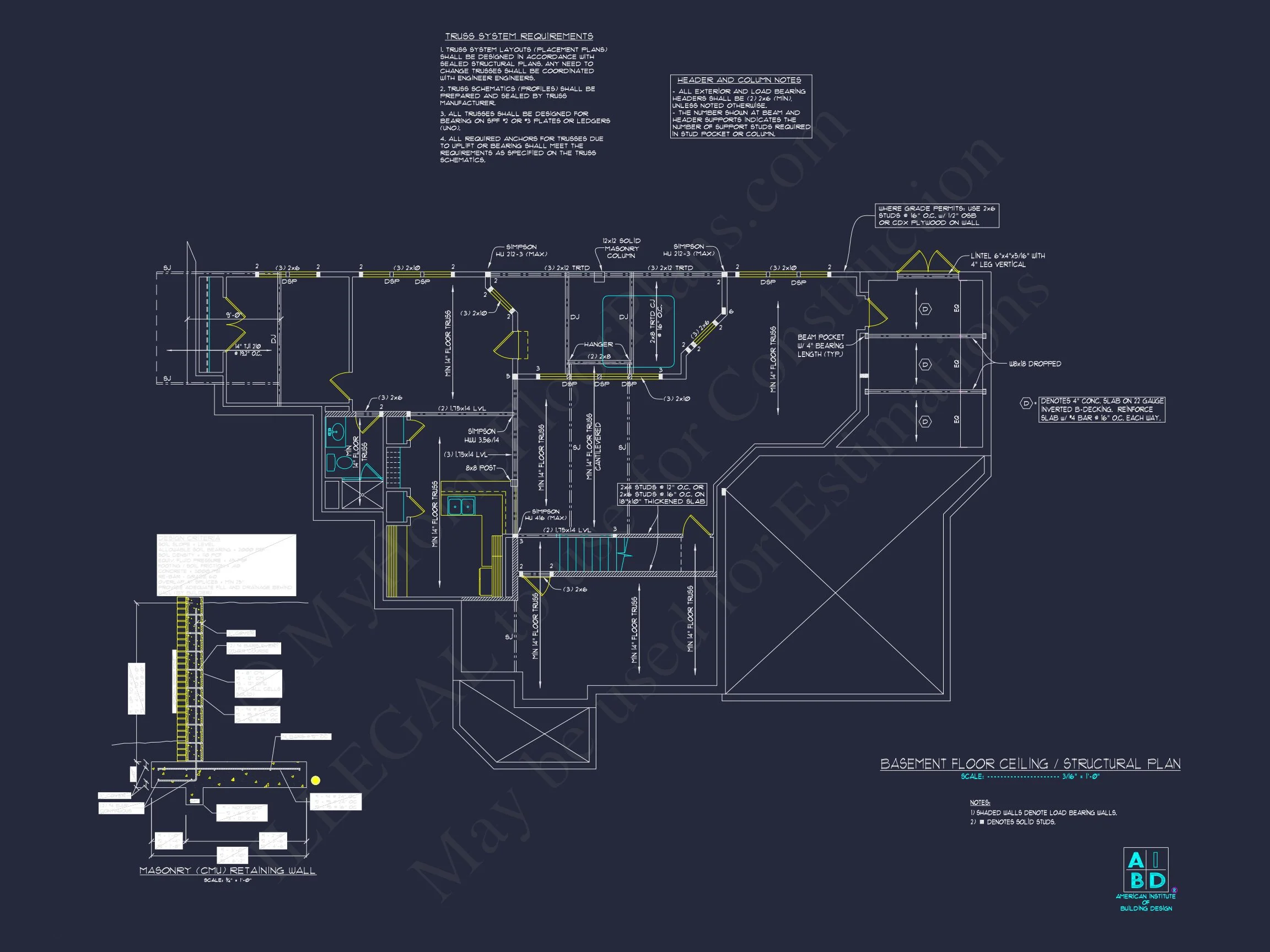 Stunning house Blueprint with Floor Plan & CAD Designs