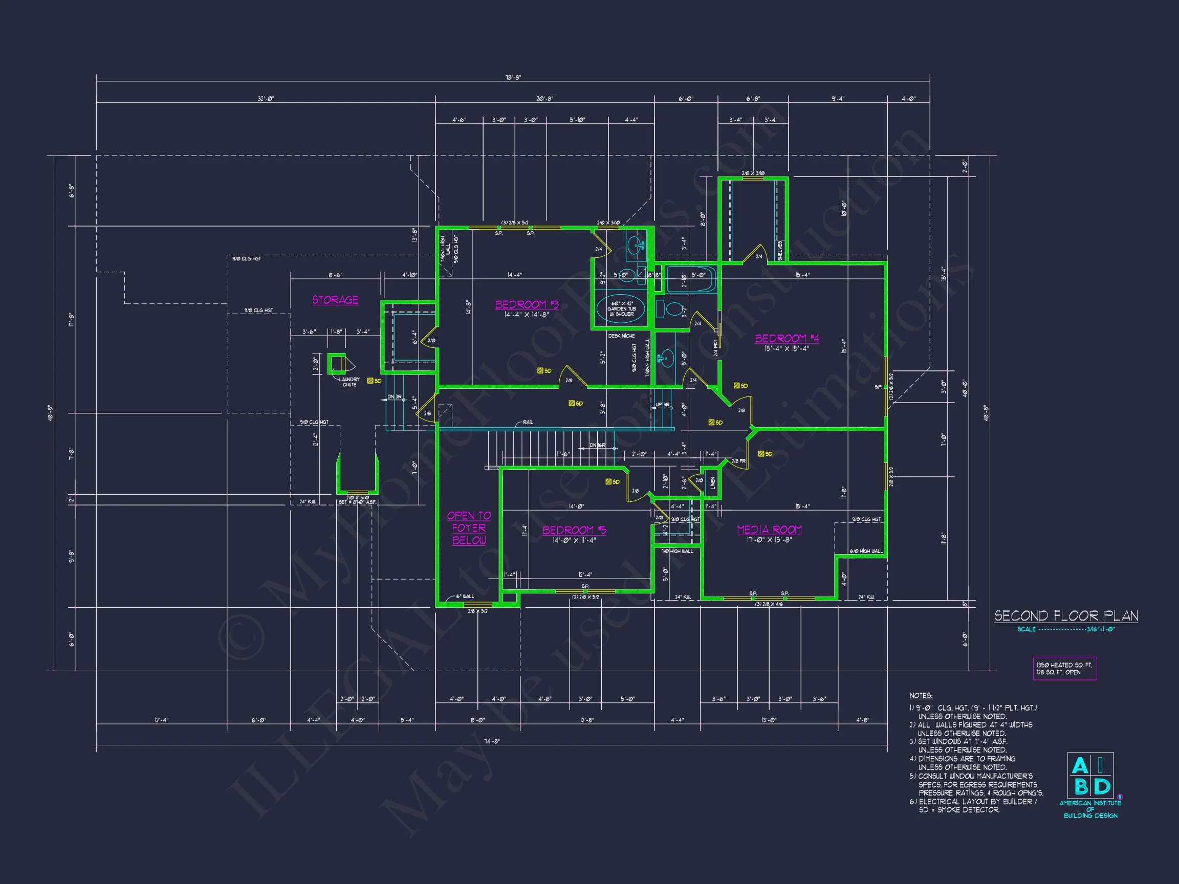 Stunning house Blueprint with Floor Plan & CAD Designs