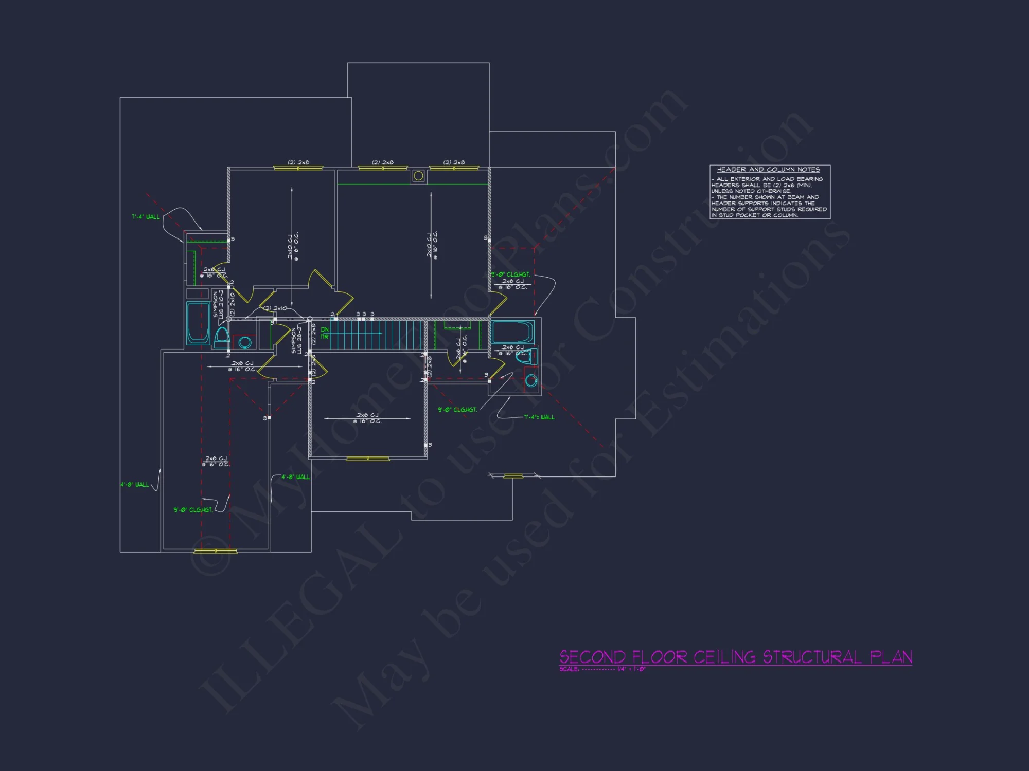 Elegant house Plan with Architectural CAD Designs & Blueprints