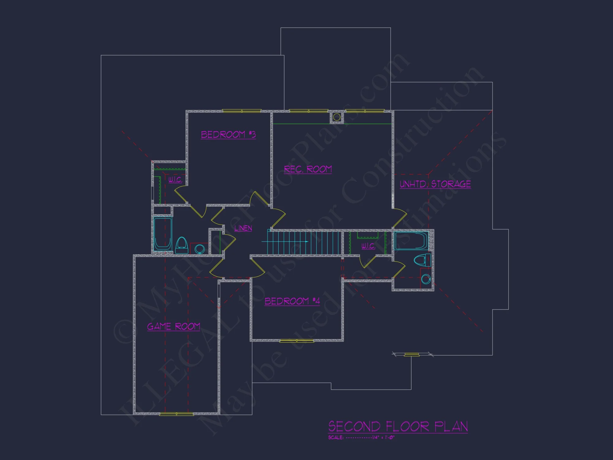 Elegant house Plan with Architectural CAD Designs & Blueprints