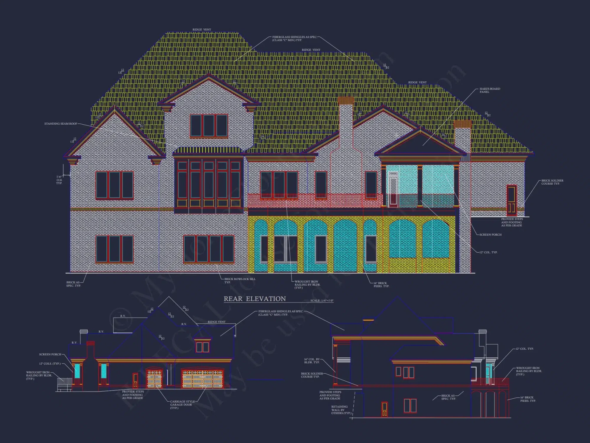 Luxury house Plan: 8043 Sq Ft, 4 Beds, 4 Baths, 3-Car Garage