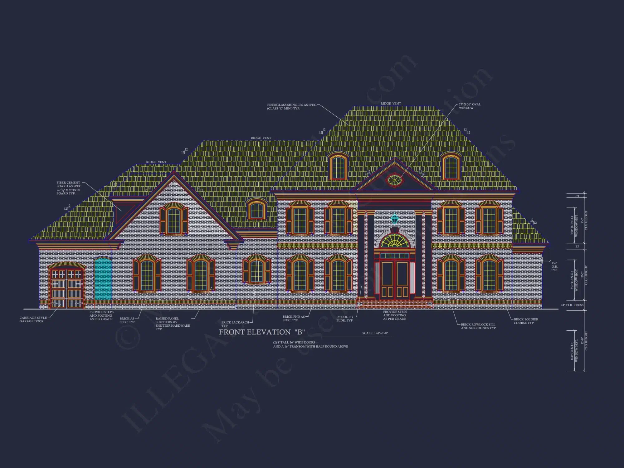 Luxury house Plan: 8043 Sq Ft, 4 Beds, 4 Baths, 3-Car Garage