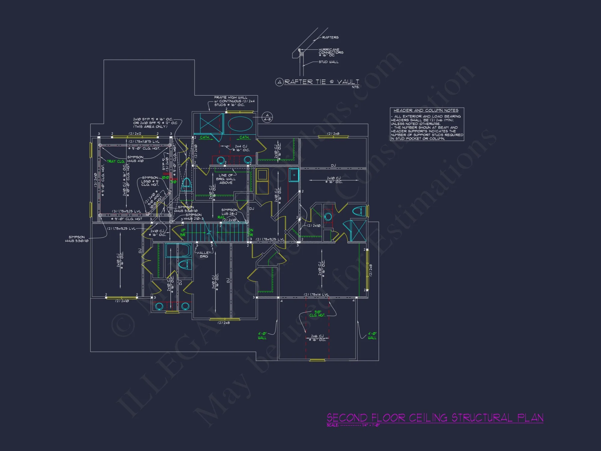Modern house Floor Plan with 5 Bedrooms, Blueprint & Designs