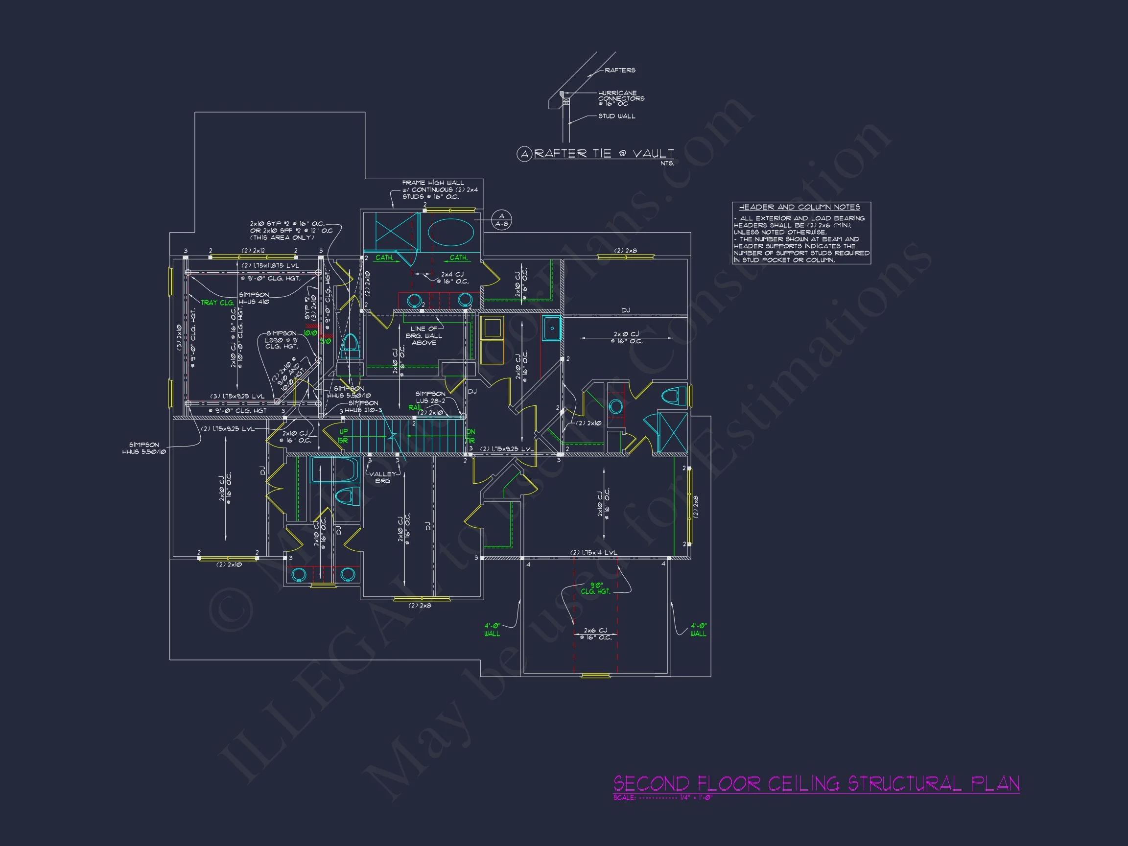 Modern house Floor Plan with 5 Bedrooms, Blueprint & Designs
