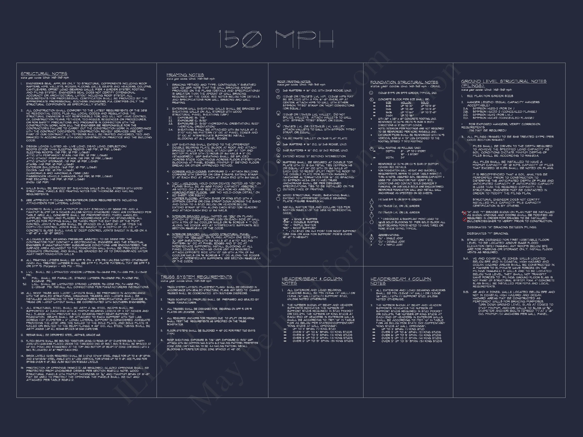 Beach house Plan w/4 Beds, Elevator & Garage: Floor Plans & Blueprints