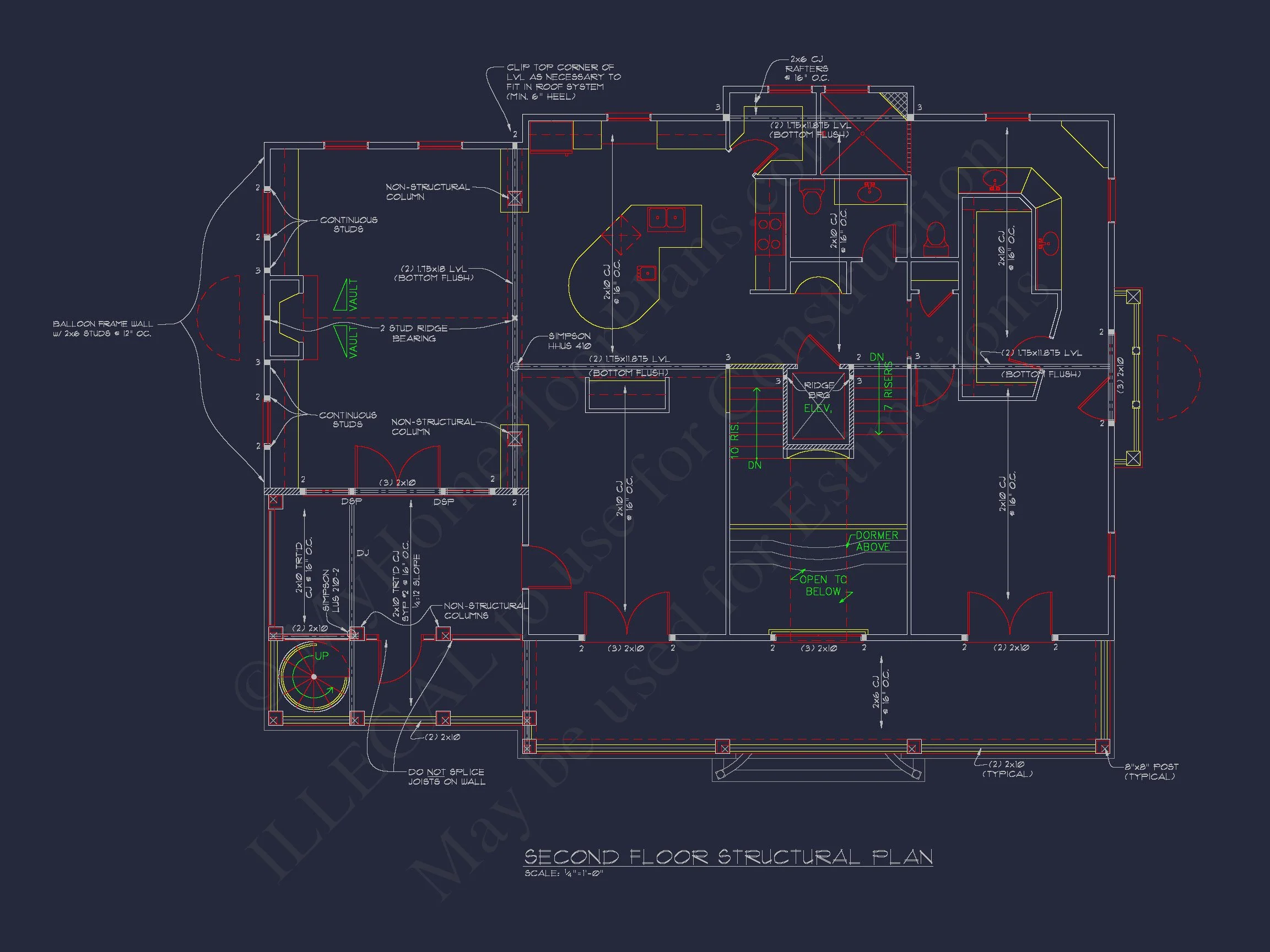 Beach house Plan w/4 Beds, Elevator & Garage: Floor Plans & Blueprints