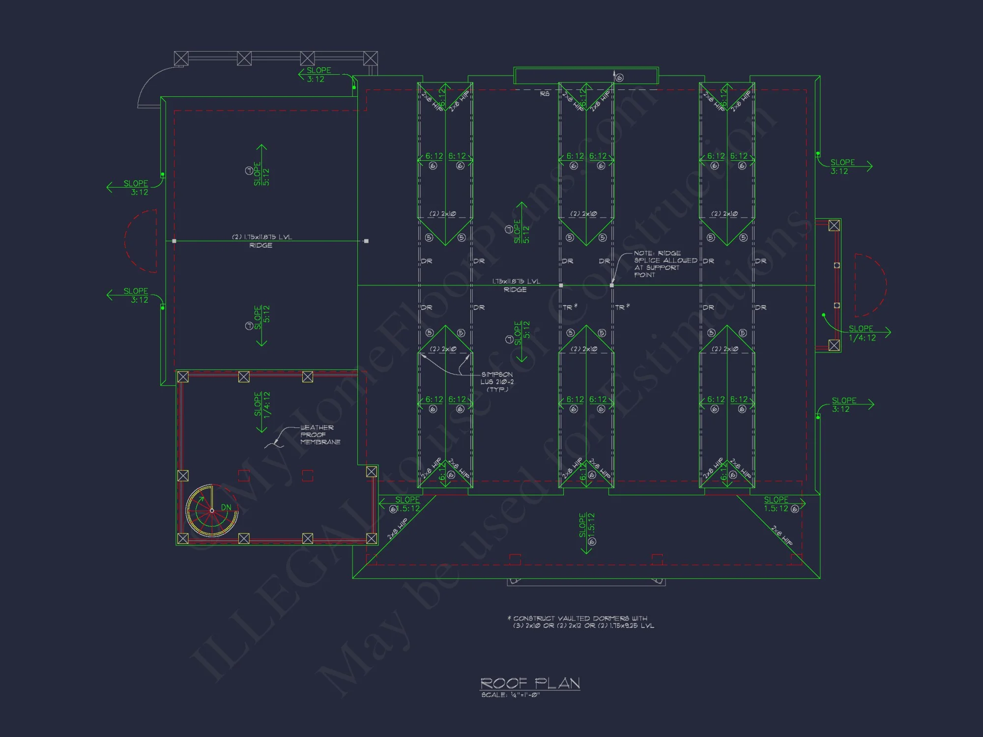 Beach house Plan w/4 Beds, Elevator & Garage: Floor Plans & Blueprints