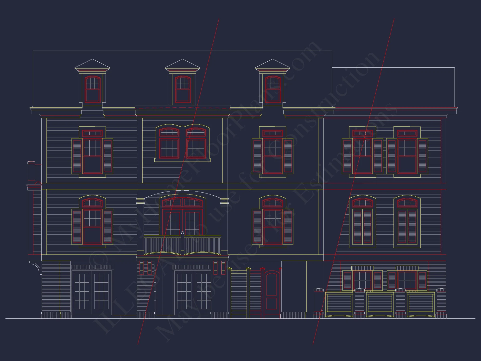 Beach house Plan w/4 Beds, Elevator & Garage: Floor Plans & Blueprints