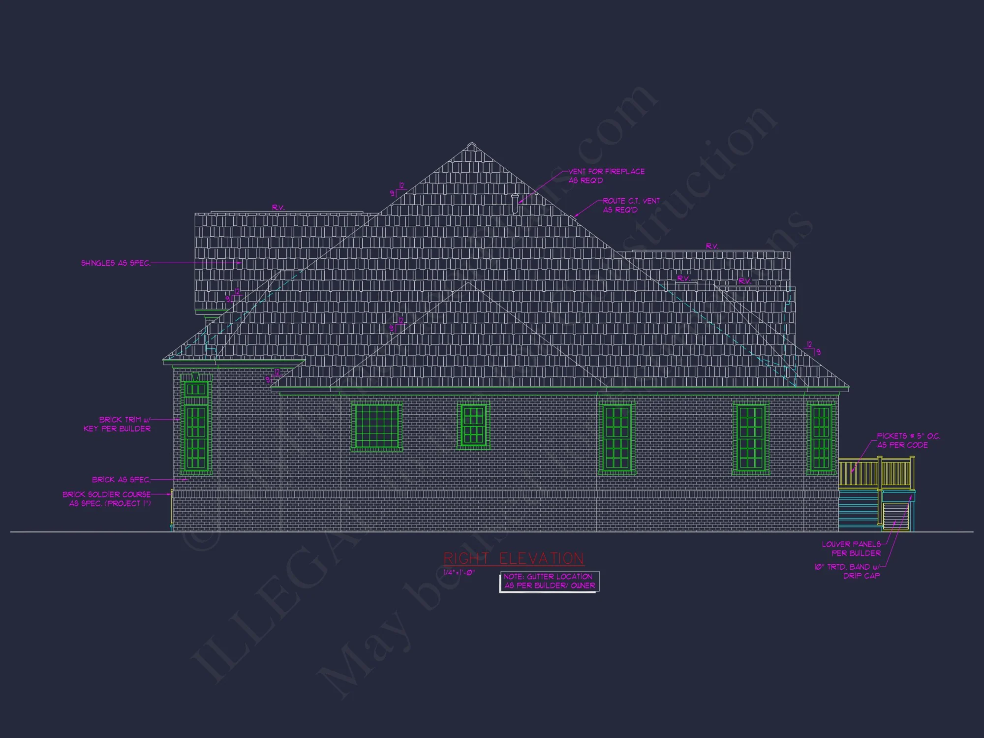 Luxury 2-Story 5-Bedroom house Plan & Blueprint Designs