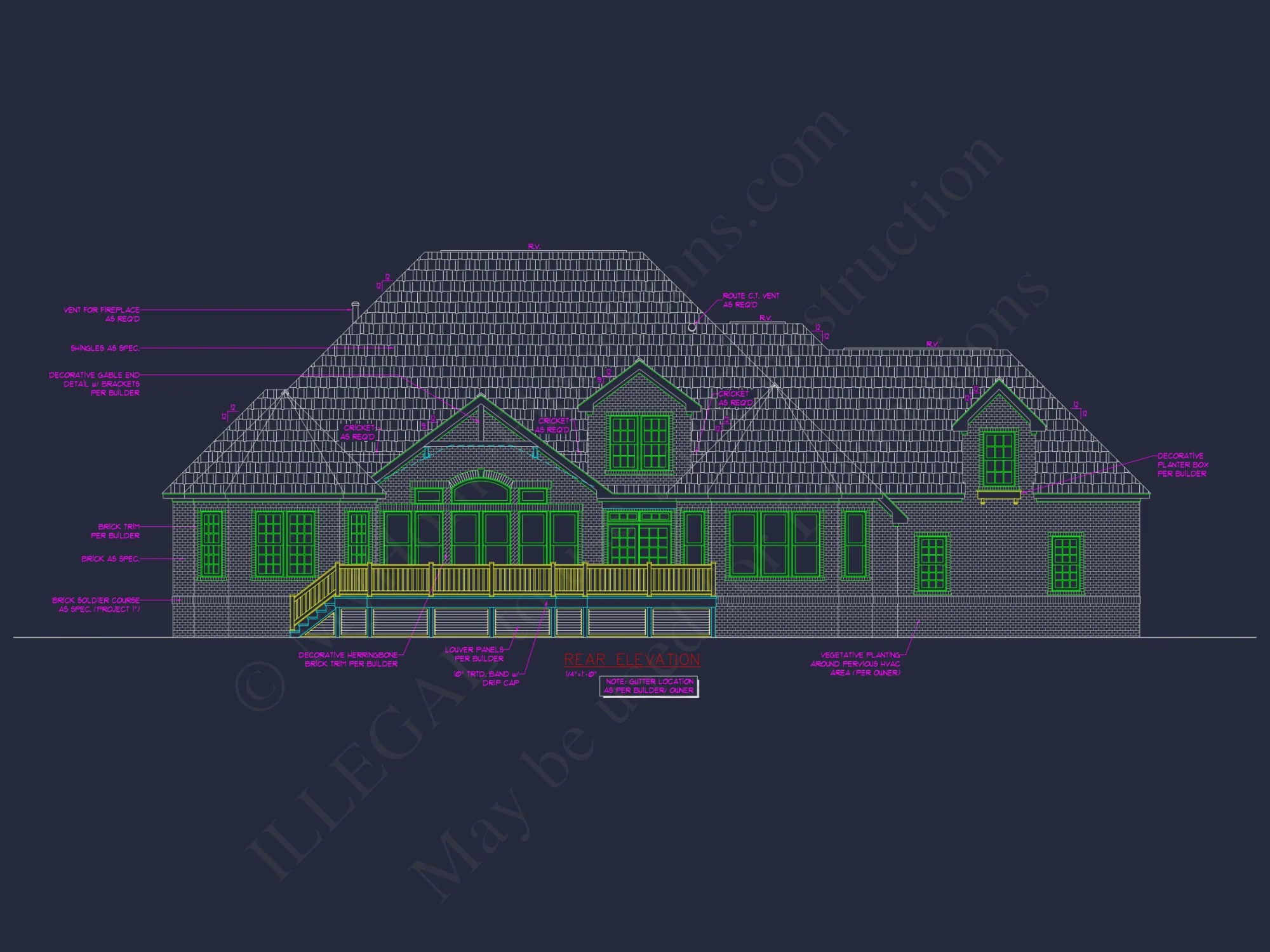 Luxury 2-Story 5-Bedroom house Plan & Blueprint Designs