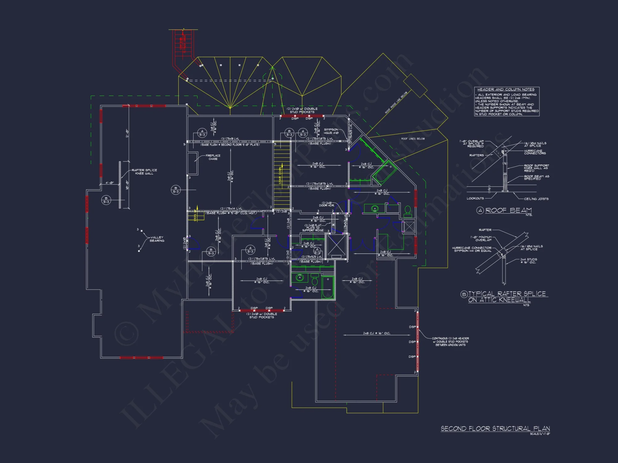 Elegant 3-Story house Plan with CAD Blueprint and Designs