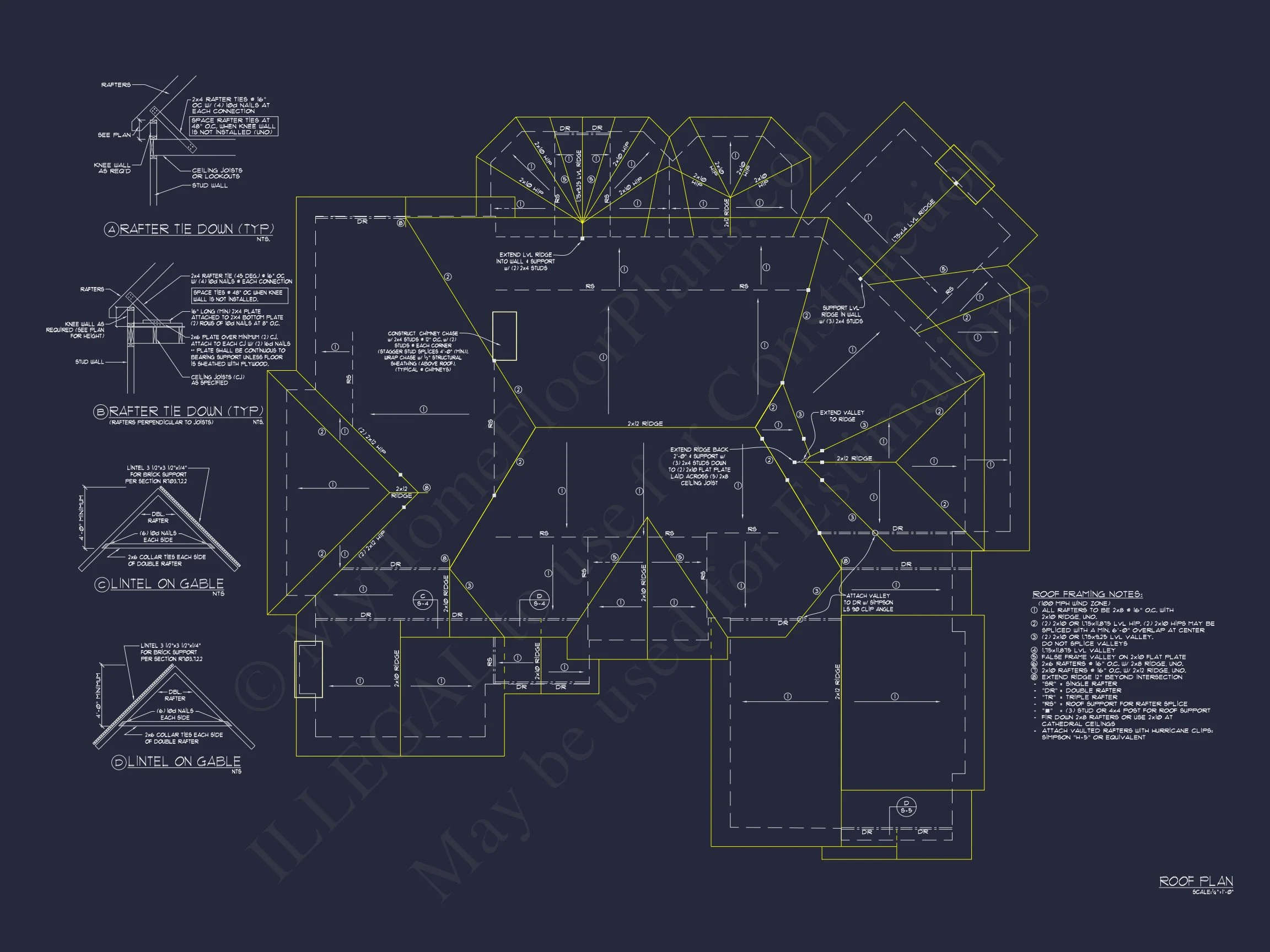 Elegant 3-Story house Plan with CAD Blueprint and Designs