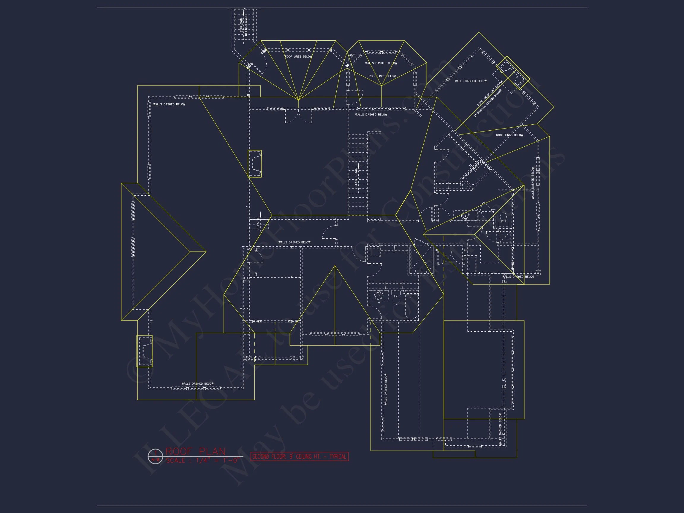 Elegant 3-Story house Plan with CAD Blueprint and Designs