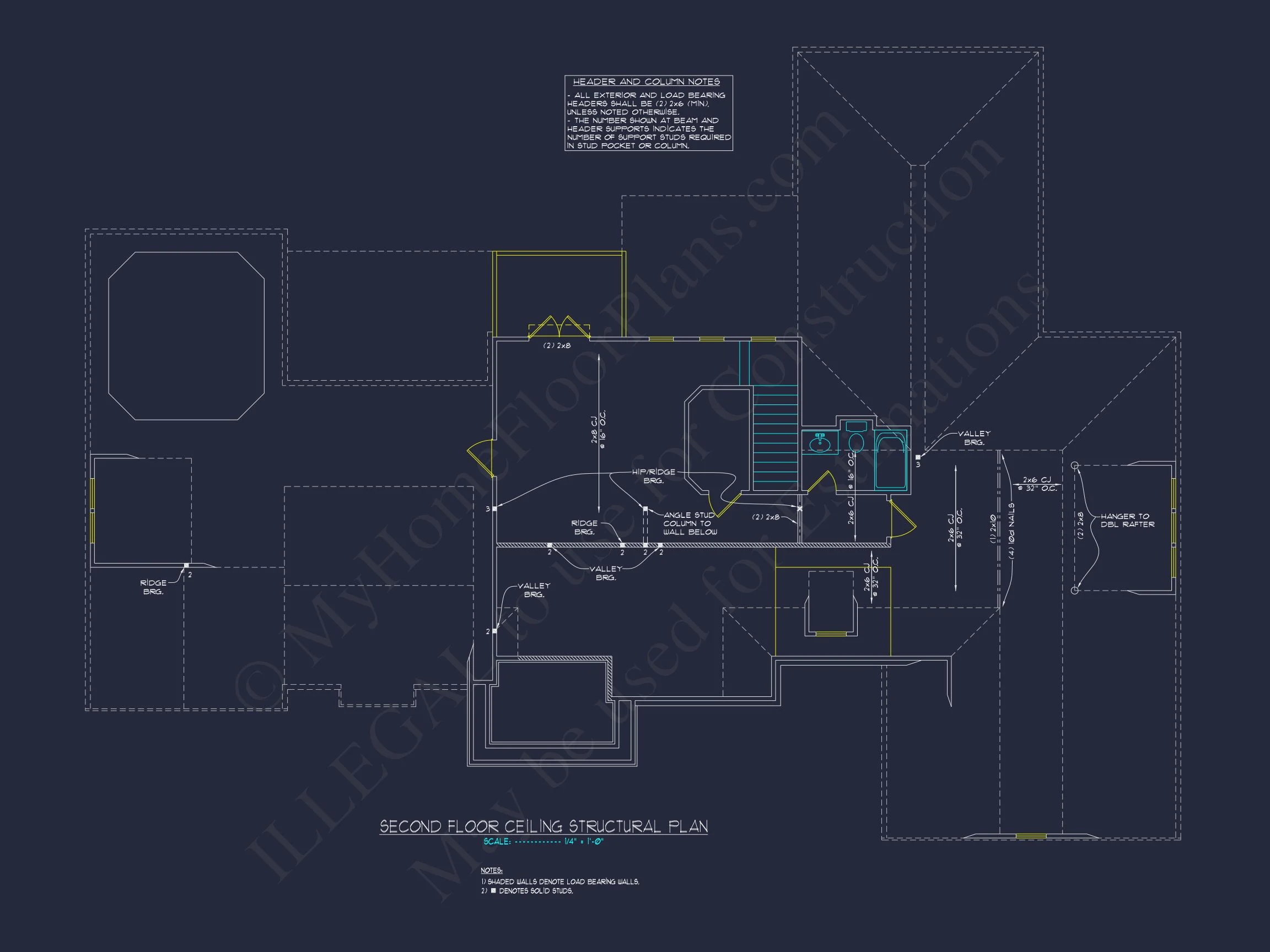 9-1089 HOUSE PLAN - Spacious 2-Story House Plan with CAD Designs & Floor Plans 13 Spacious 2-Story house Plan with CAD Designs & Floor Plans