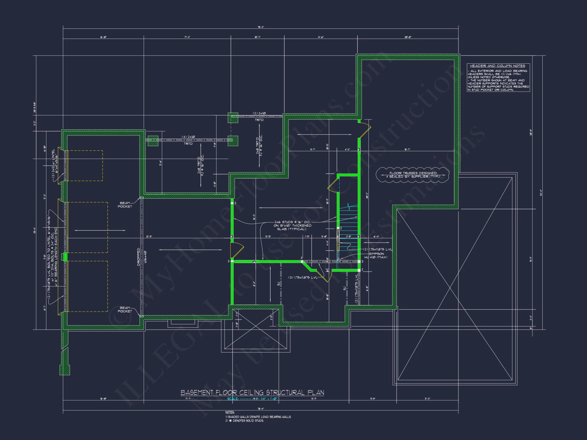 Spacious 2-Story house Plan with CAD Designs & Floor Plans