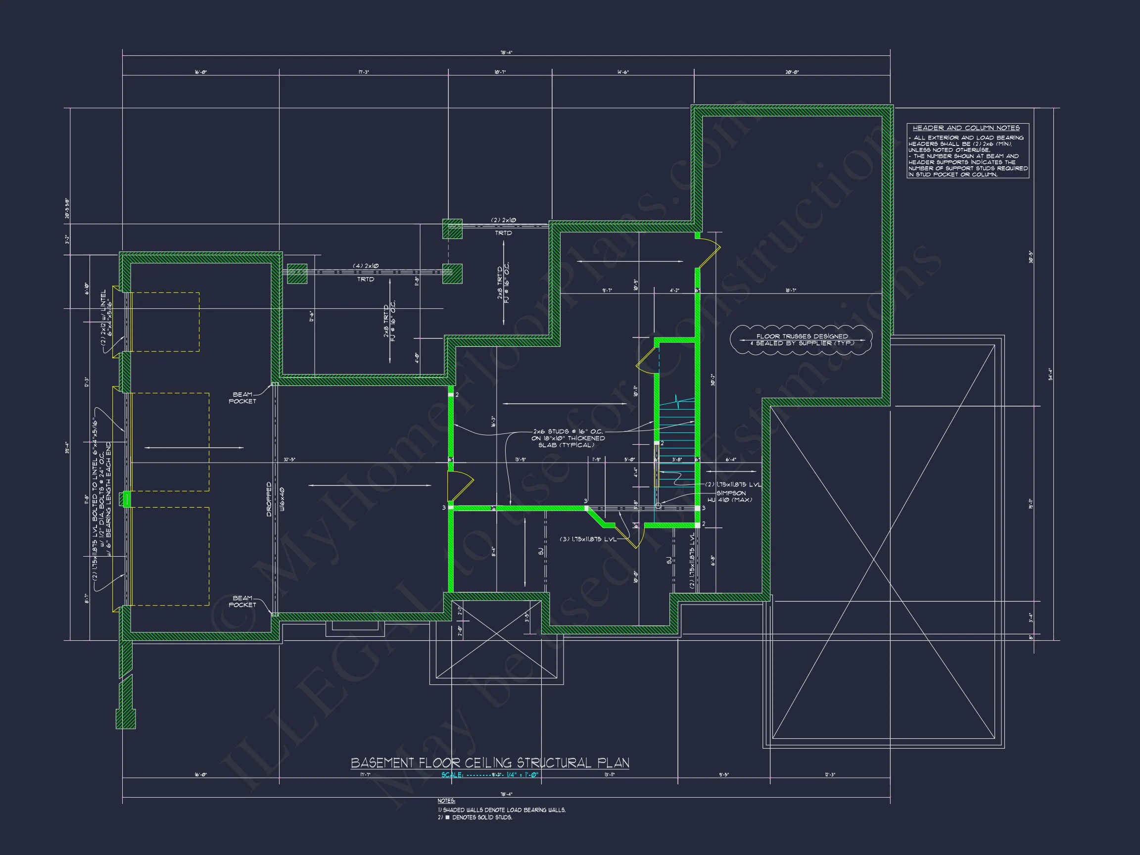 9-1089 HOUSE PLAN - Spacious 2-Story House Plan with CAD Designs & Floor Plans 11 Spacious 2-Story house Plan with CAD Designs & Floor Plans