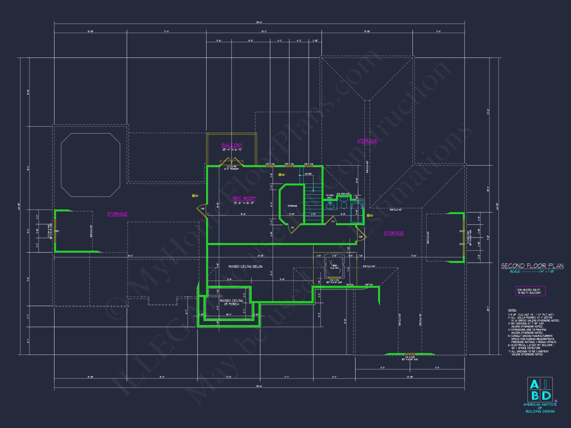 Spacious 2-Story house Plan with CAD Designs & Floor Plans