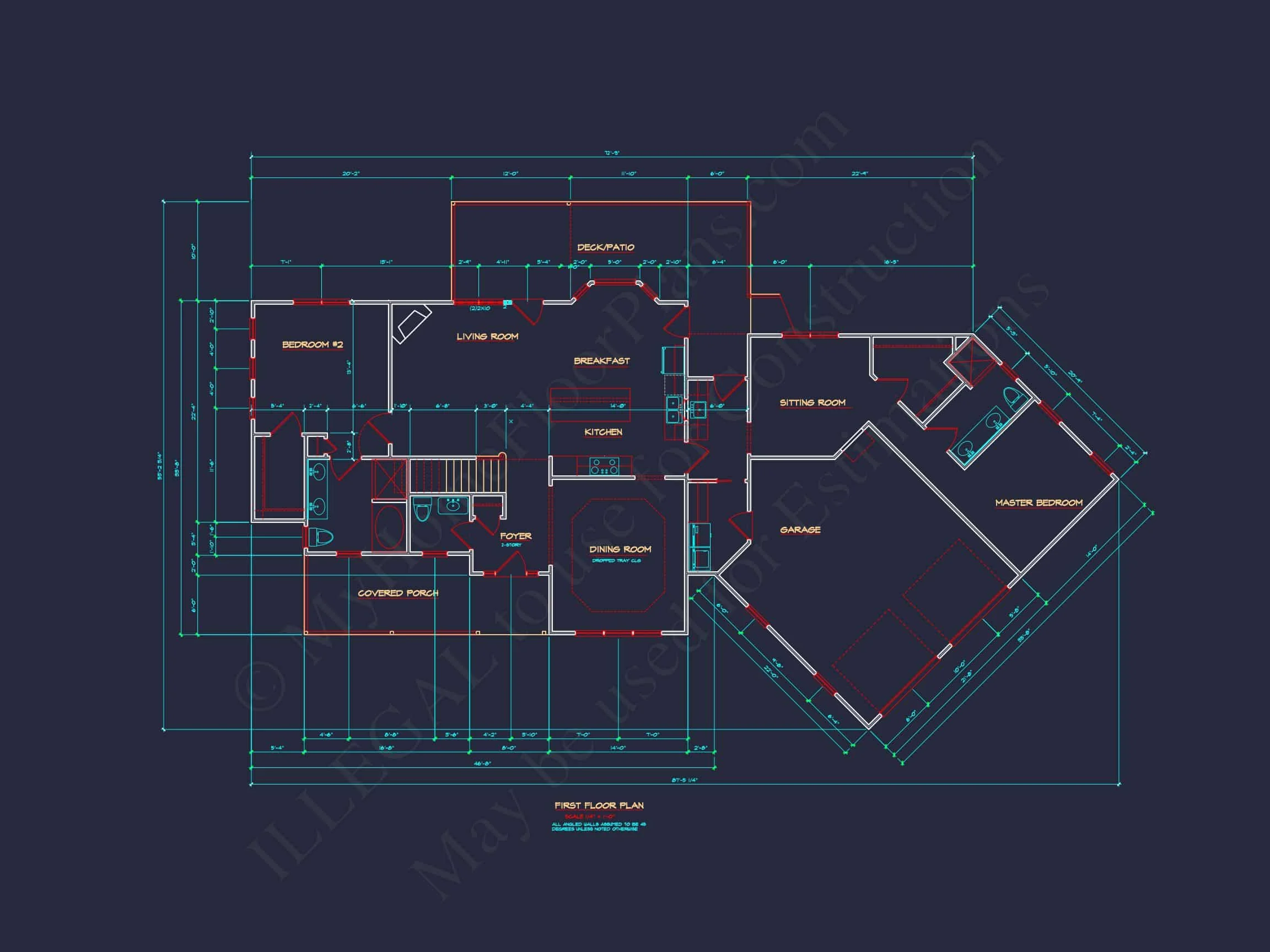 Craftsman house Plan with Spacious Layout – Blueprint for 2-Story Designs