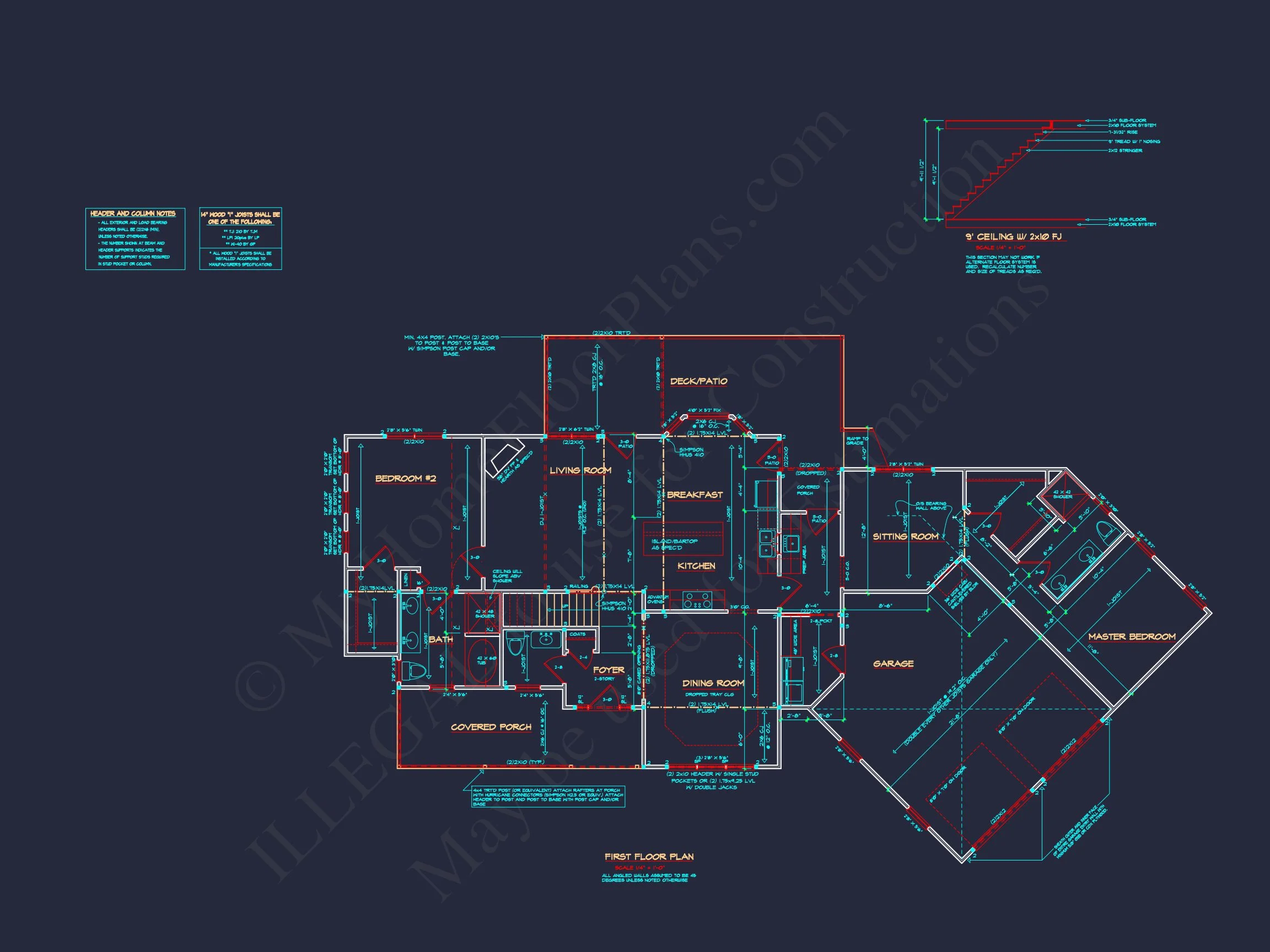Craftsman house Plan with Spacious Layout – Blueprint for 2-Story Designs