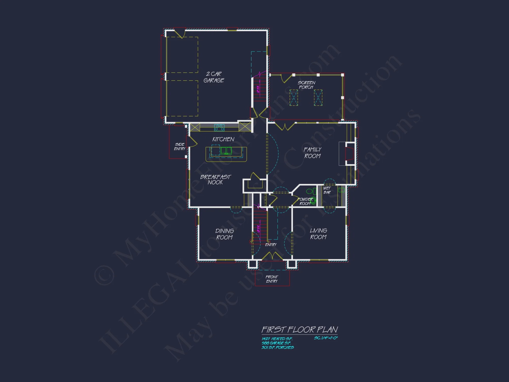 Elegant French Country house Plan with Spacious Floor Design
