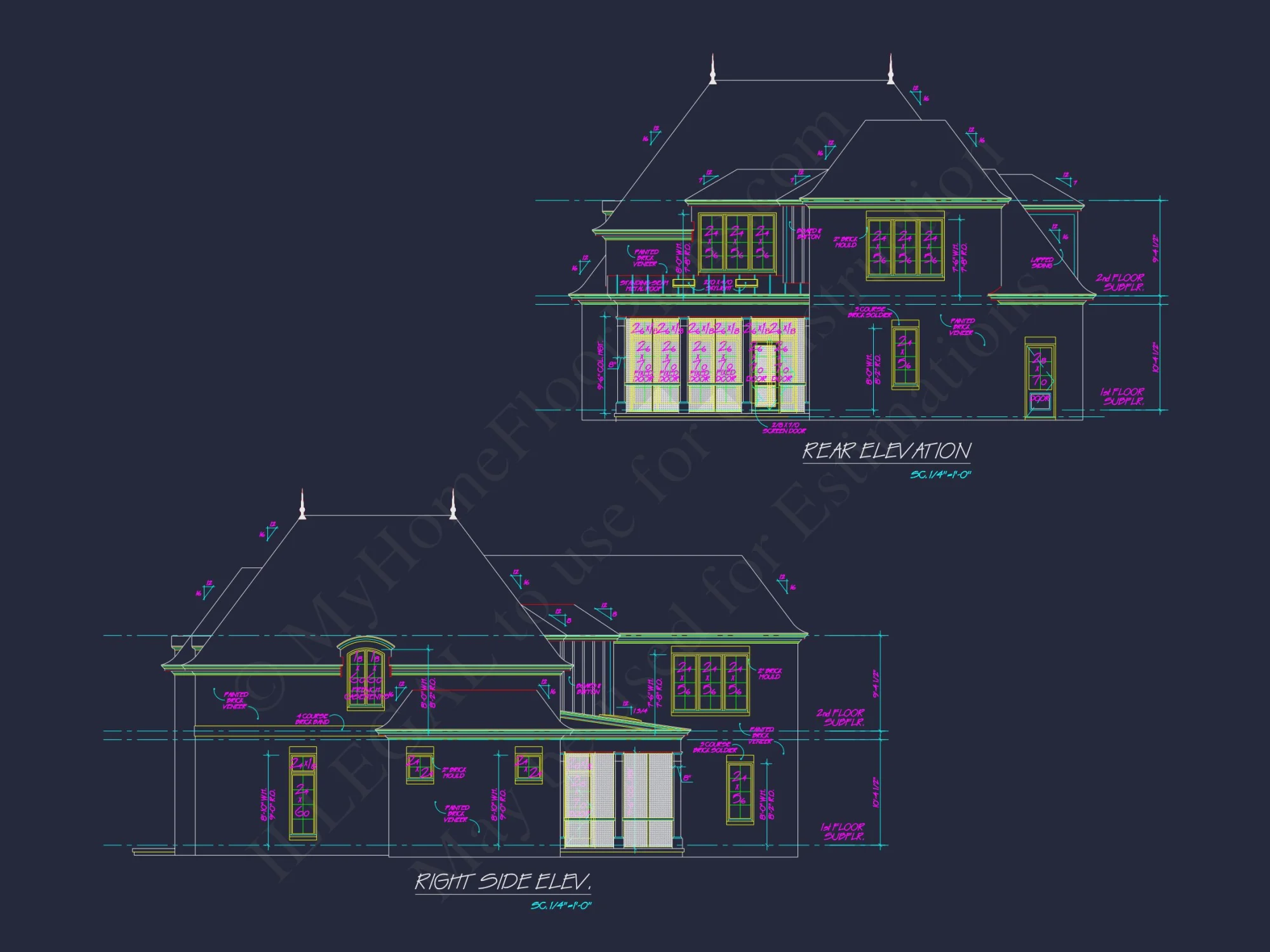 Elegant French Country house Plan with Spacious Floor Design