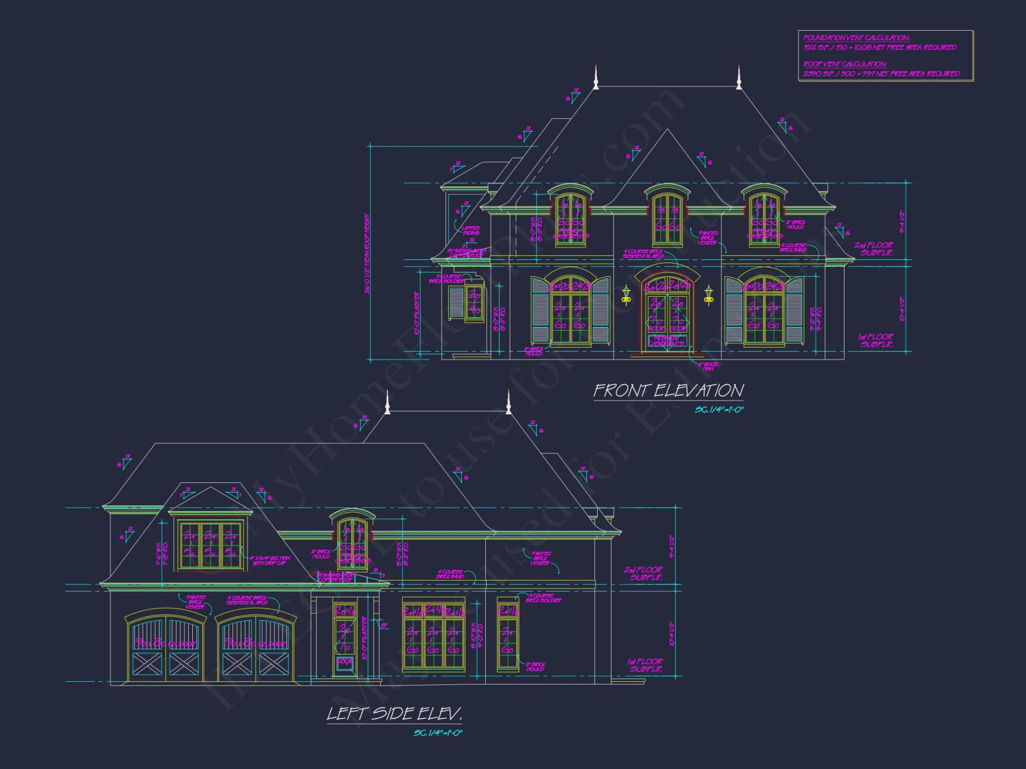 Elegant French Country house Plan with Spacious Floor Design