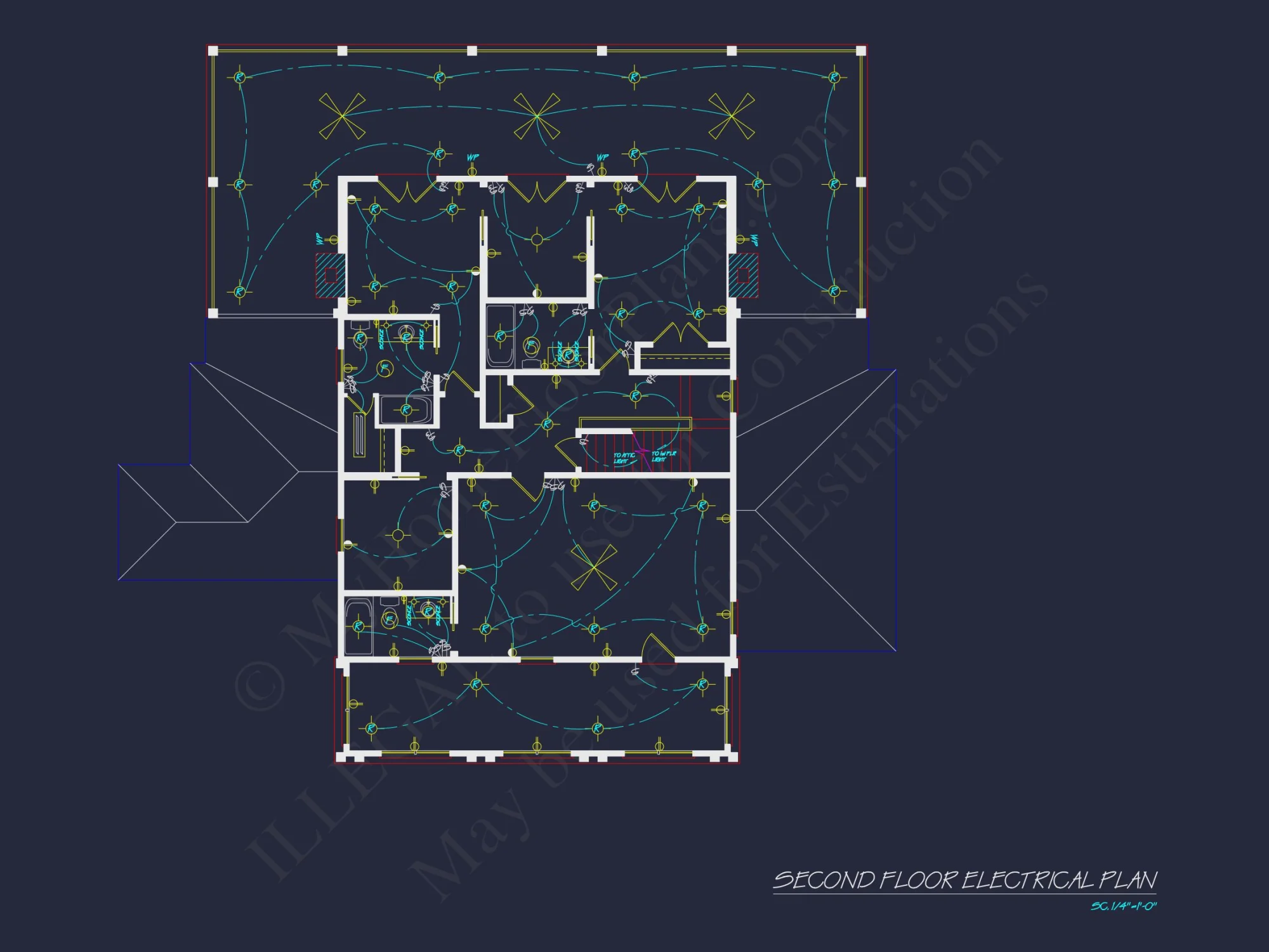 Elegant 3-Bedroom house Plan with Detailed CAD Designs