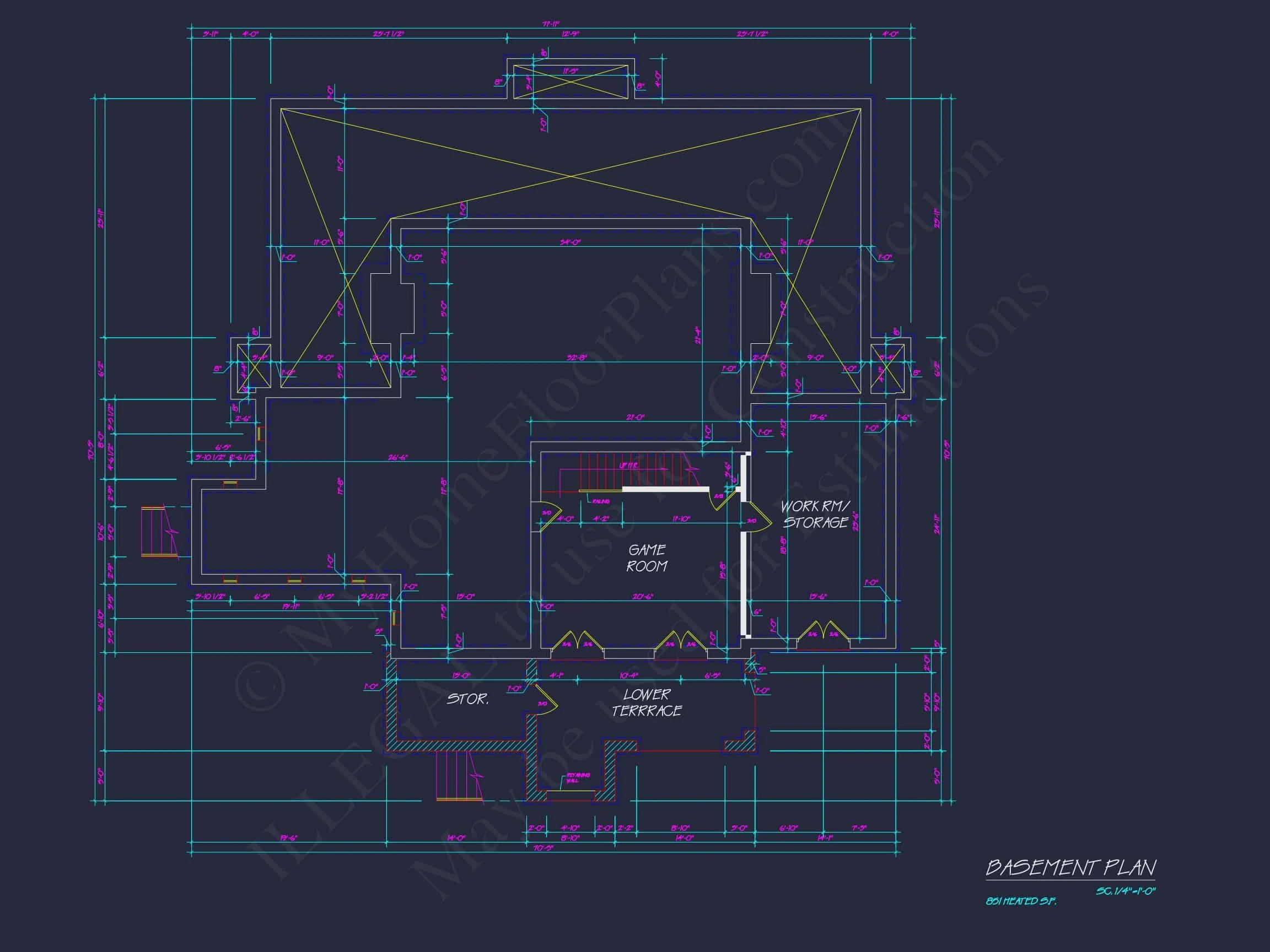 8-1981 HOUSE PLAN - Elegant 3-Bedroom House Plan with Detailed CAD Designs 10 Elegant 3-Bedroom house Plan with Detailed CAD Designs